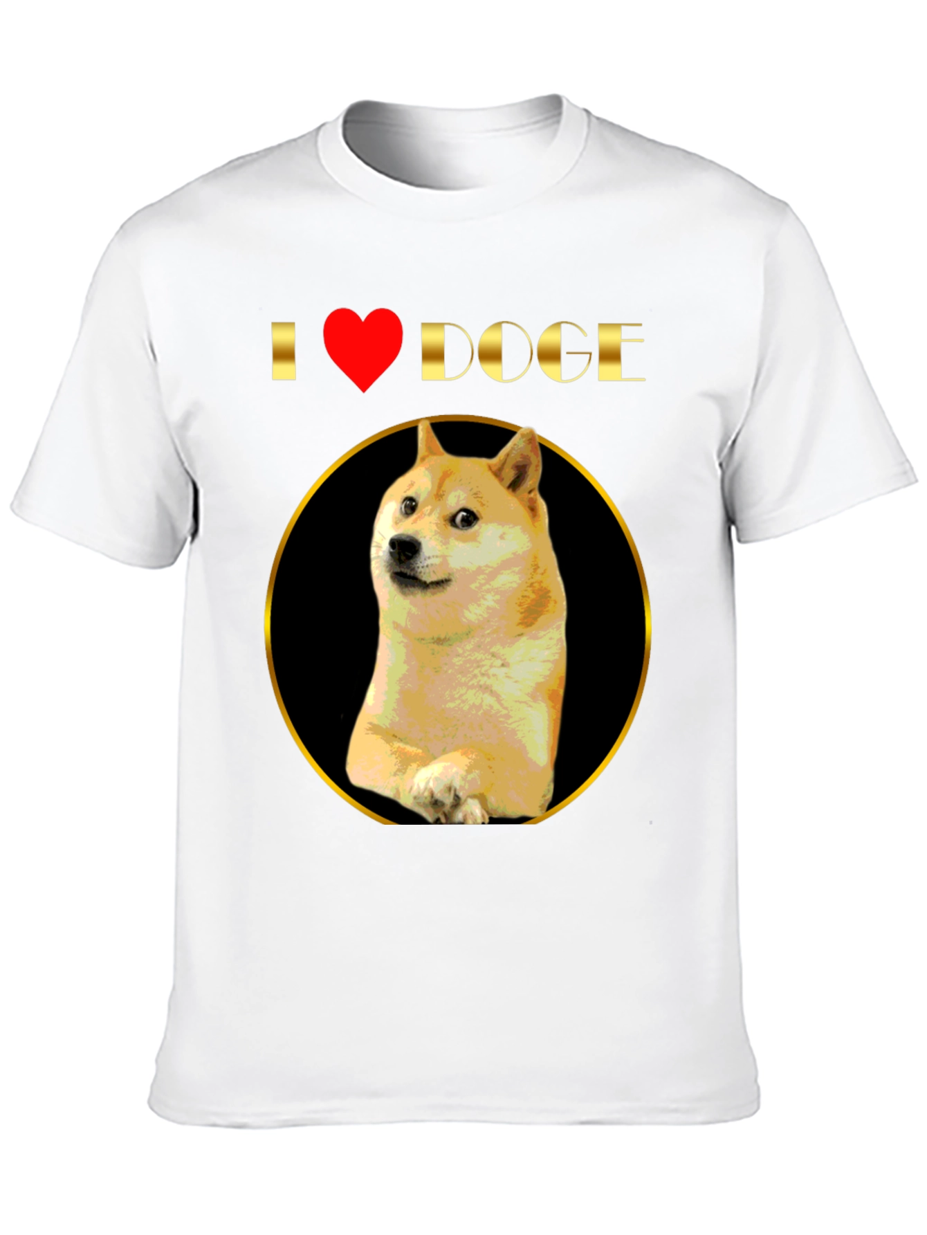 I Heart Doge T-Shirt - Shiba Inu Meme Tee