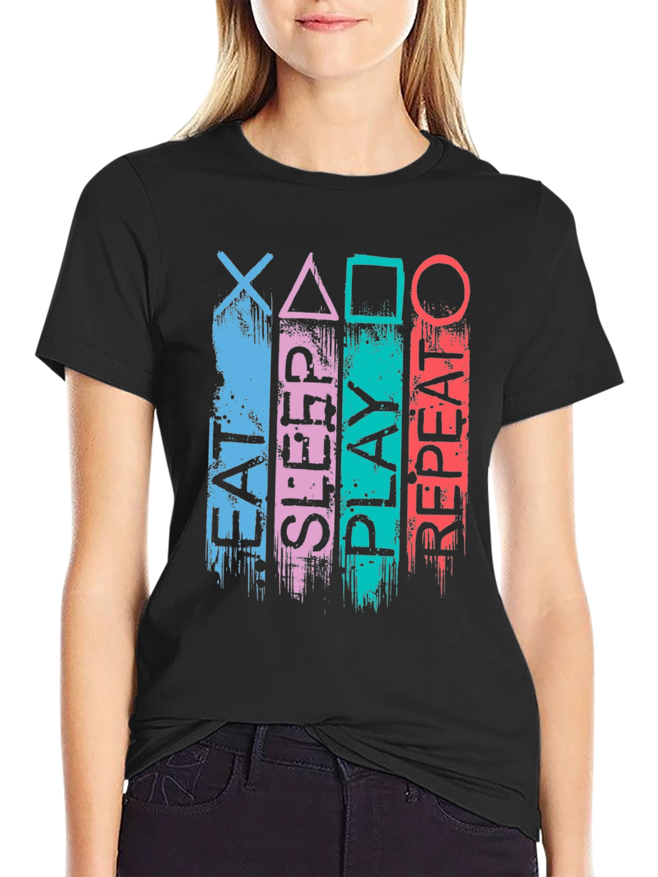 Eat Sleep Play Repeat Gamer T-Shirt