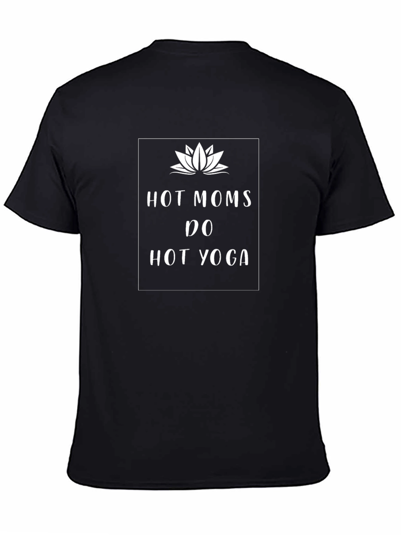 Hot Moms Do Hot Yoga Graphic Tee - Black