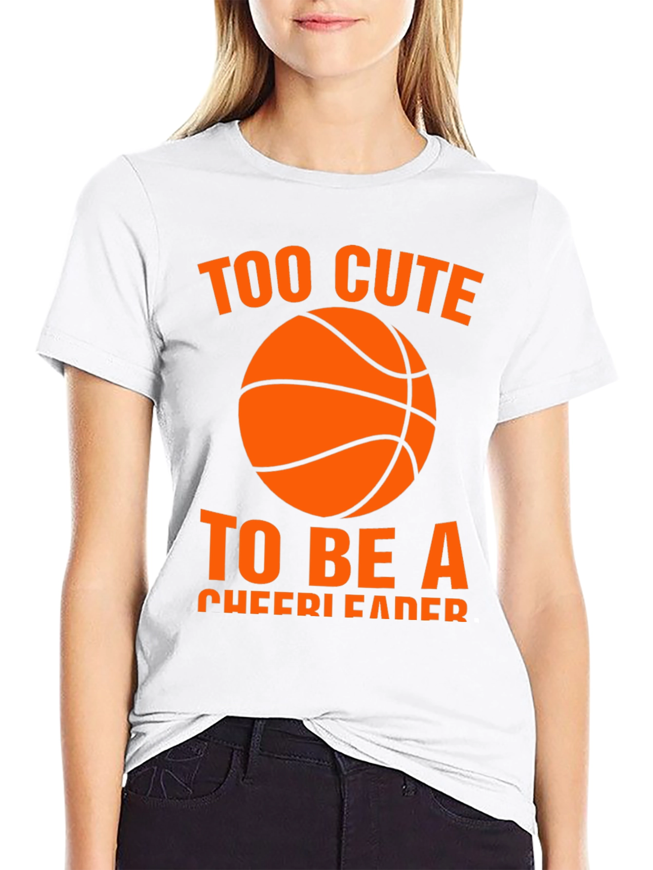 Too Cute to be a Cheerleader T-Shirt