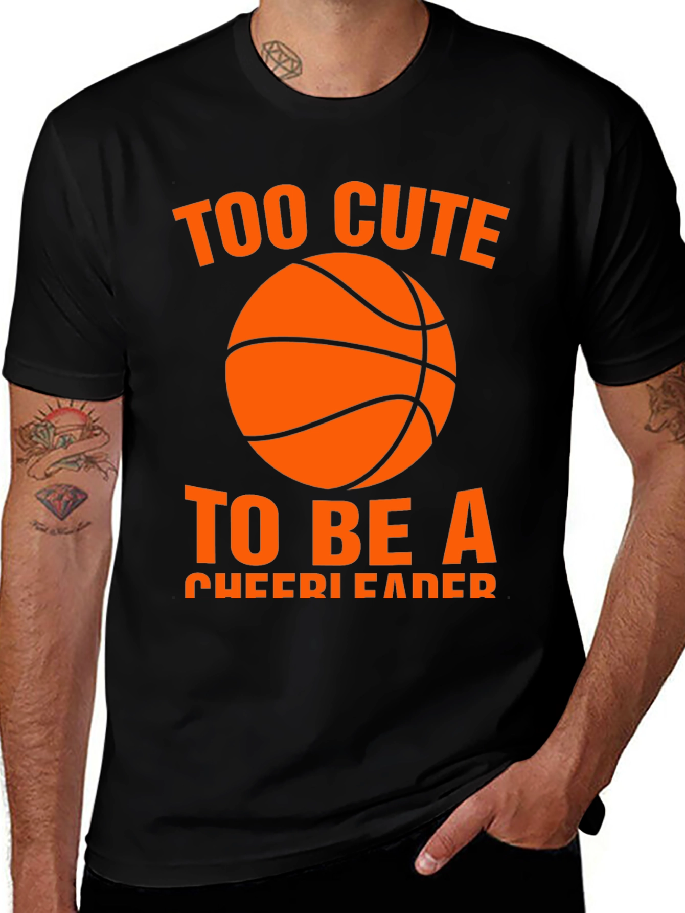 Too Cute to be a Cheerleader T-Shirt