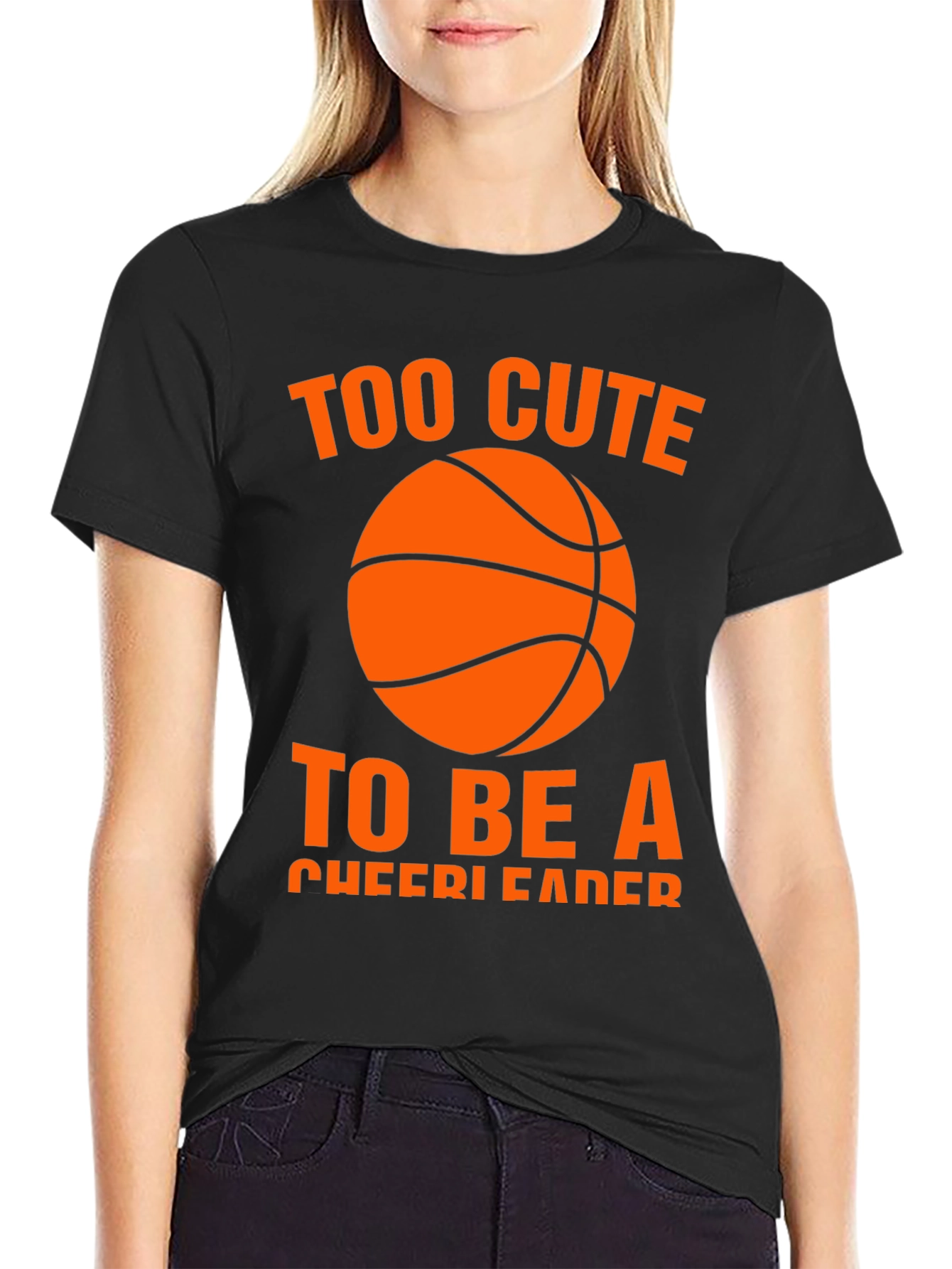 Too Cute to be a Cheerleader T-Shirt