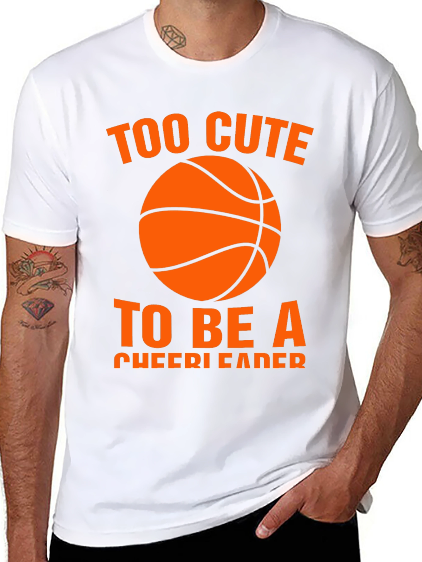 Too Cute to be a Cheerleader T-Shirt