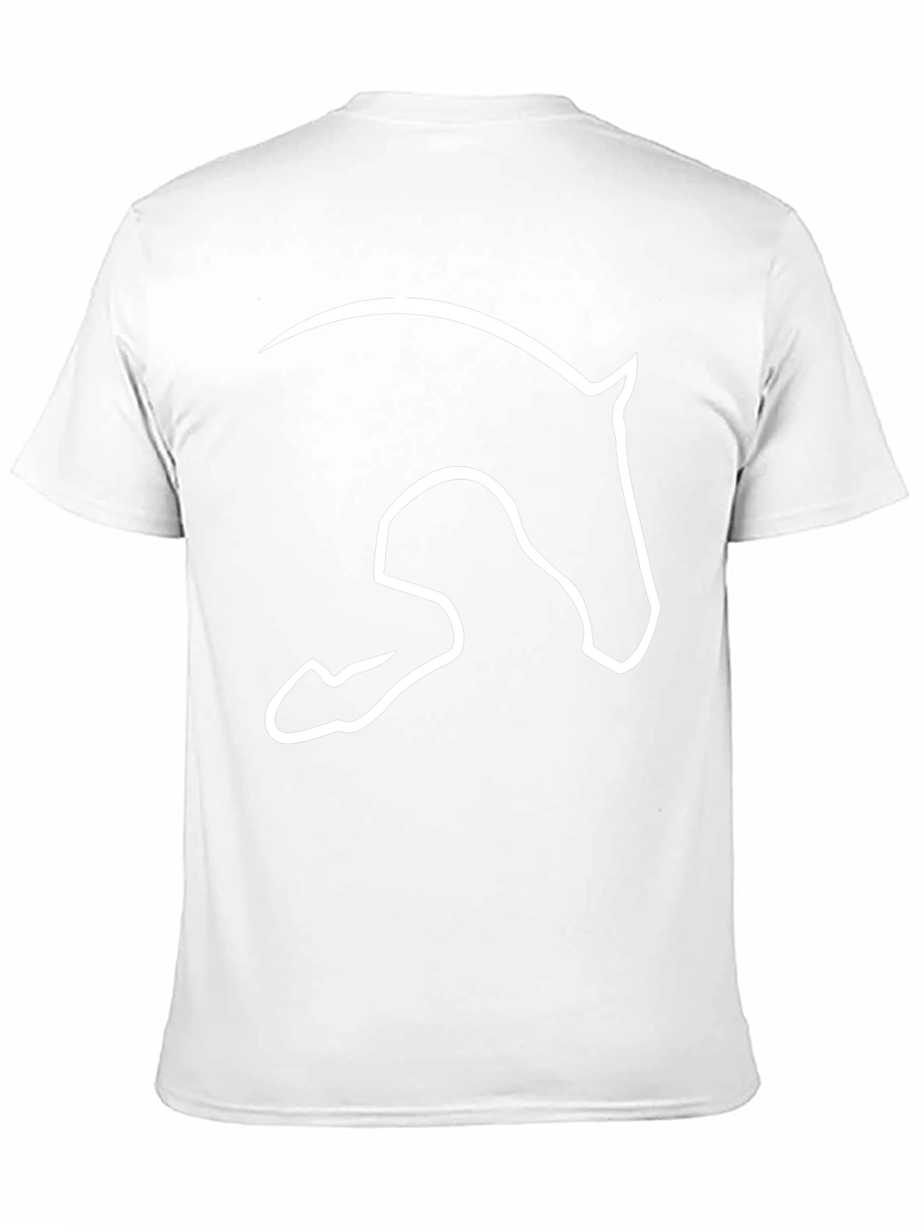 Mens Horse Silhouette Graphic Tee - Black