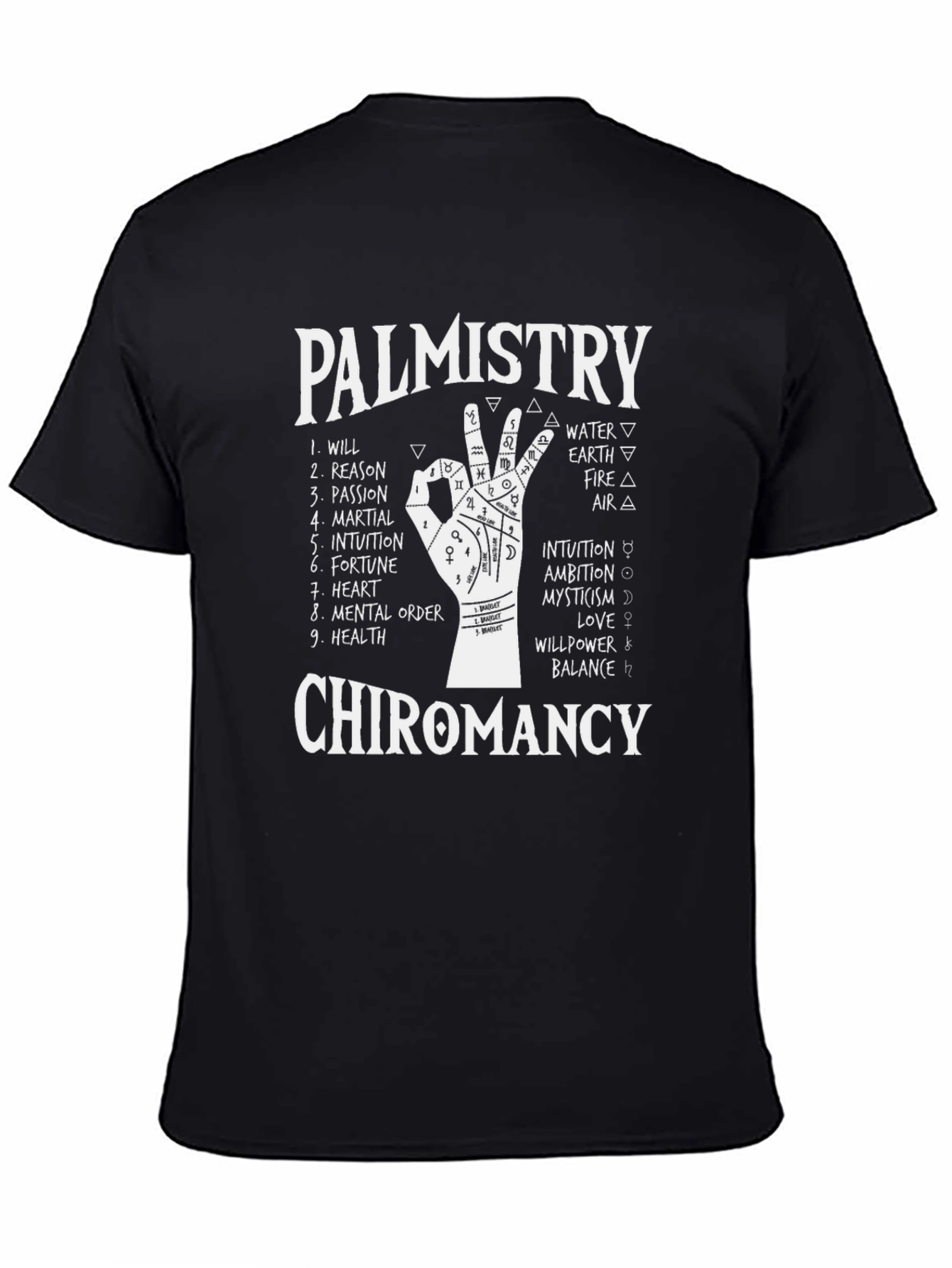 Palmistry Chiromancy T-Shirt
