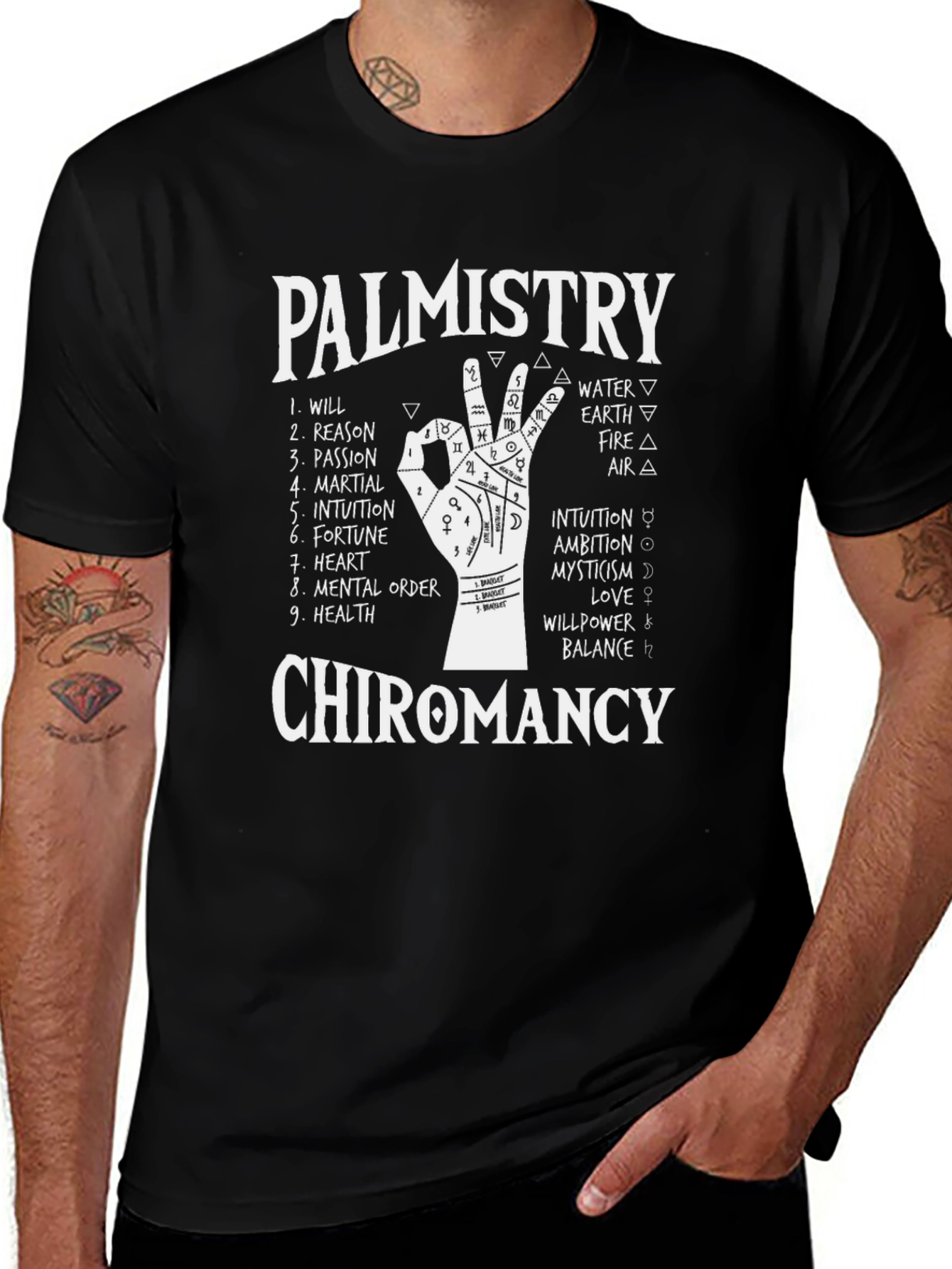 Palmistry Chiromancy T-Shirt