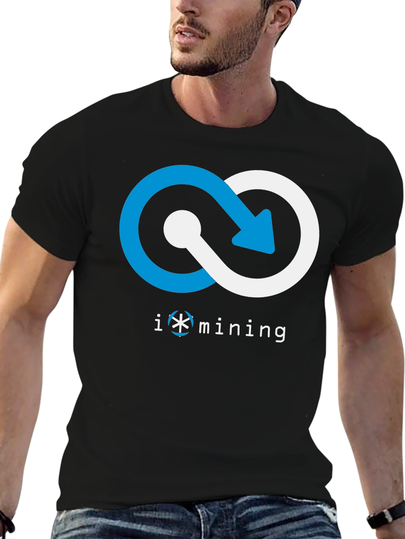 Infinity Mining Black T-Shirt