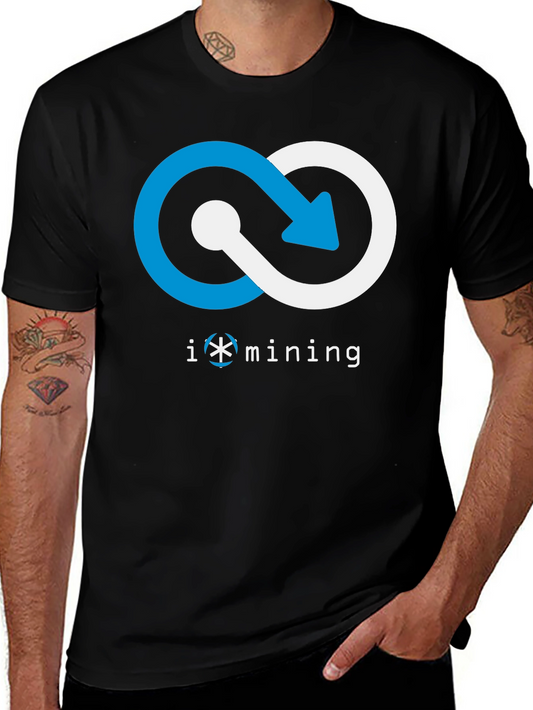 Infinity Mining Black T-Shirt