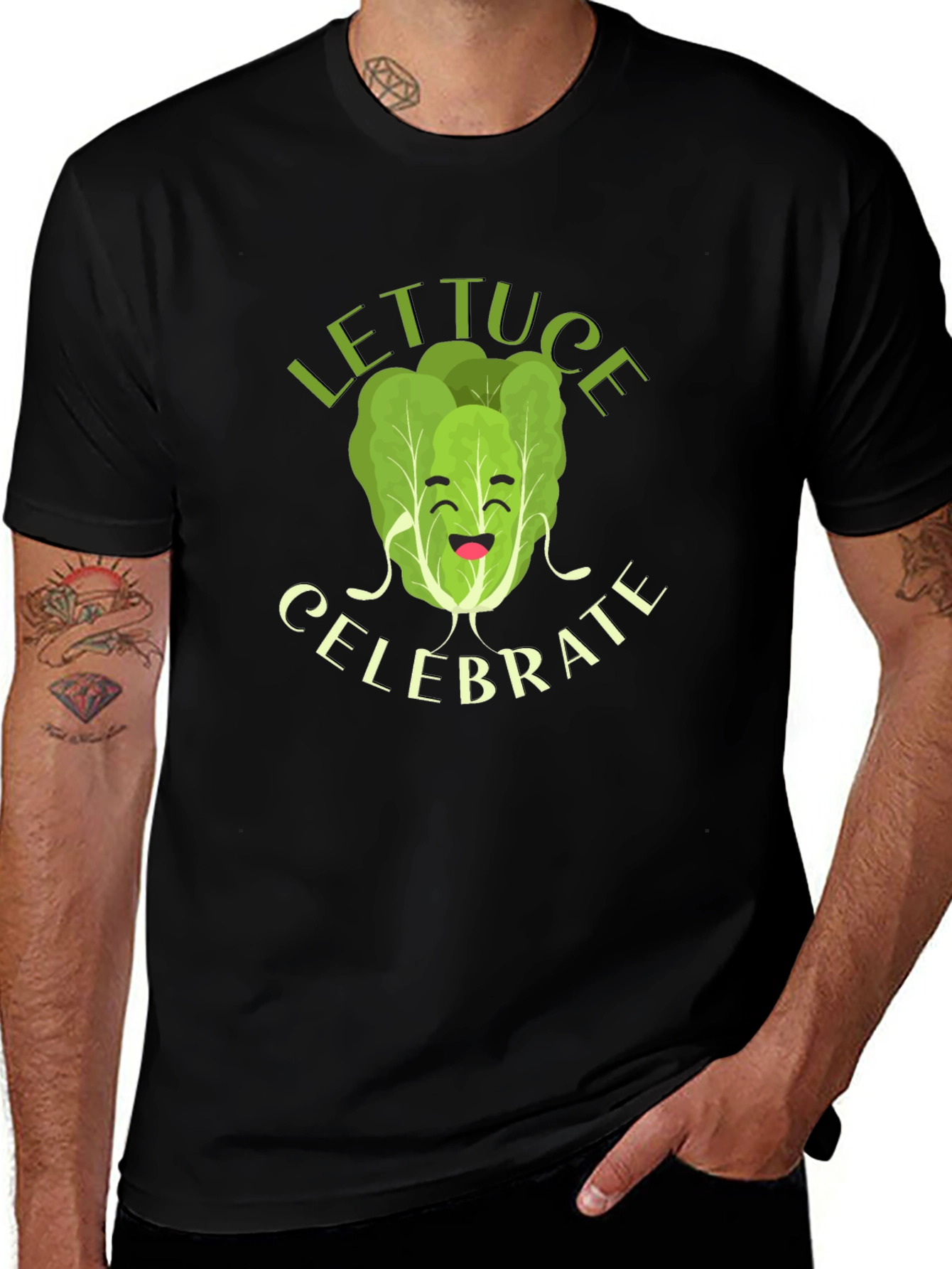 Lettuce Celebrate T-Shirt - Funny Foodie Tee