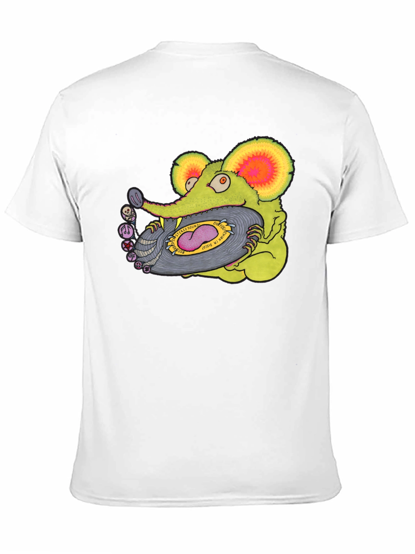 Rat Fink Disco Black T-Shirt