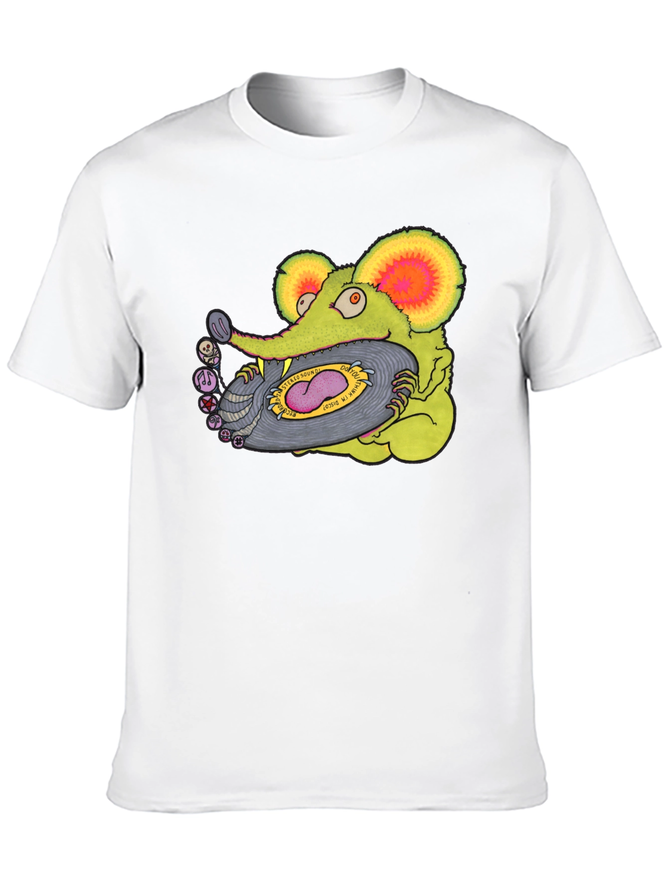 Rat Fink Disco Black T-Shirt