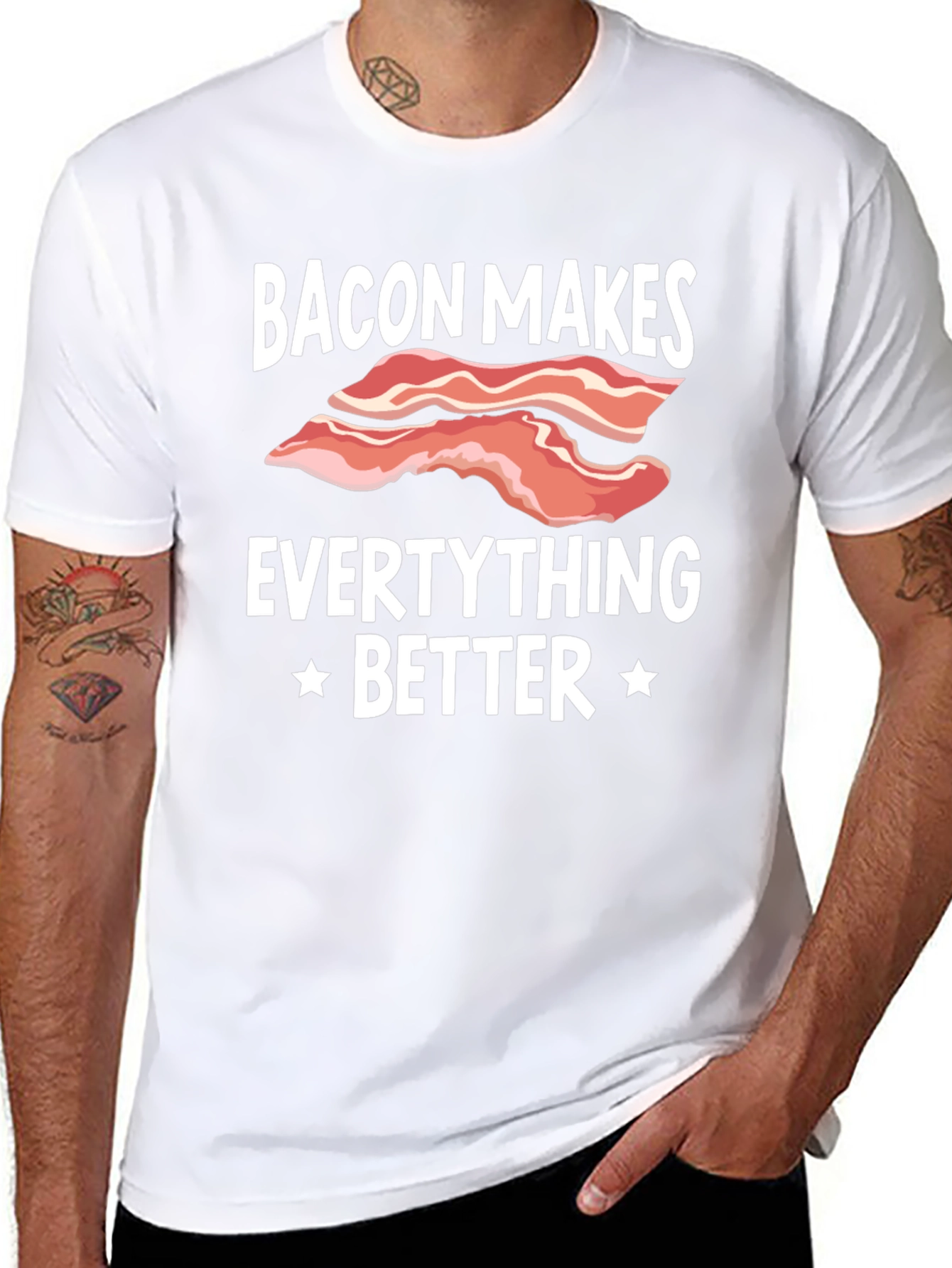 Bacon Makes Everything Better Graphic T-Shirt