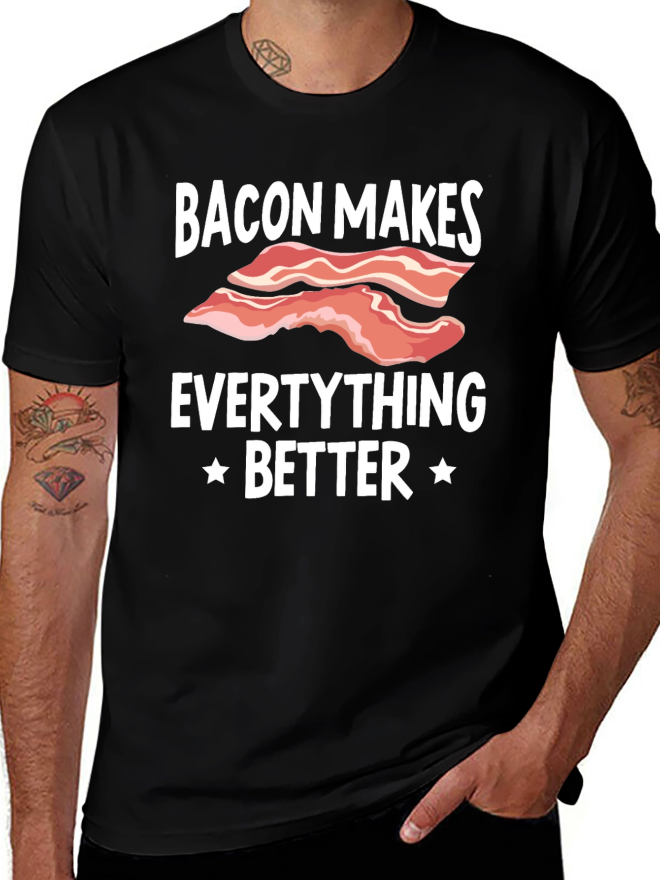 Bacon Makes Everything Better Graphic T-Shirt