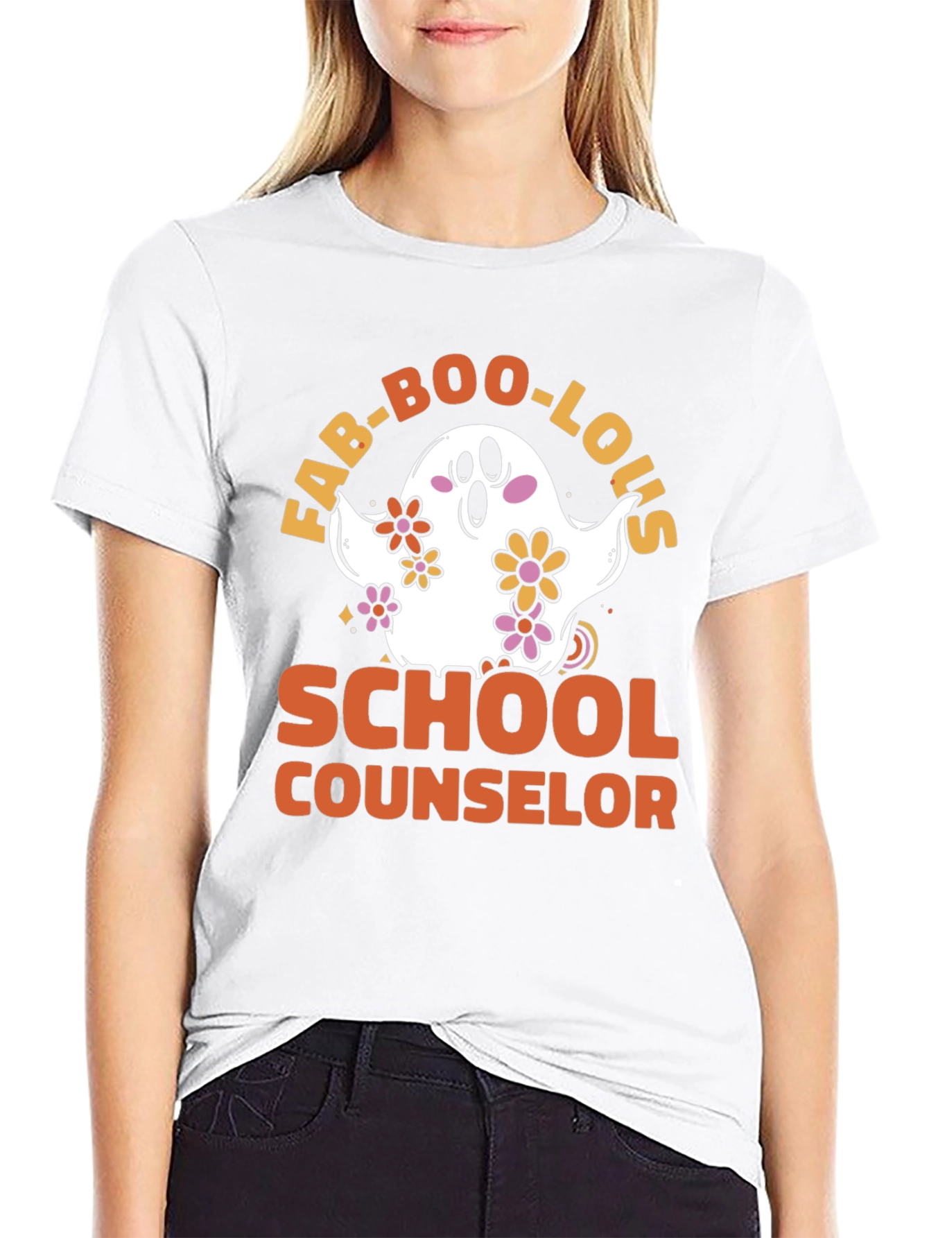 Fab-Boo-Lous School Counselor Halloween Tee
