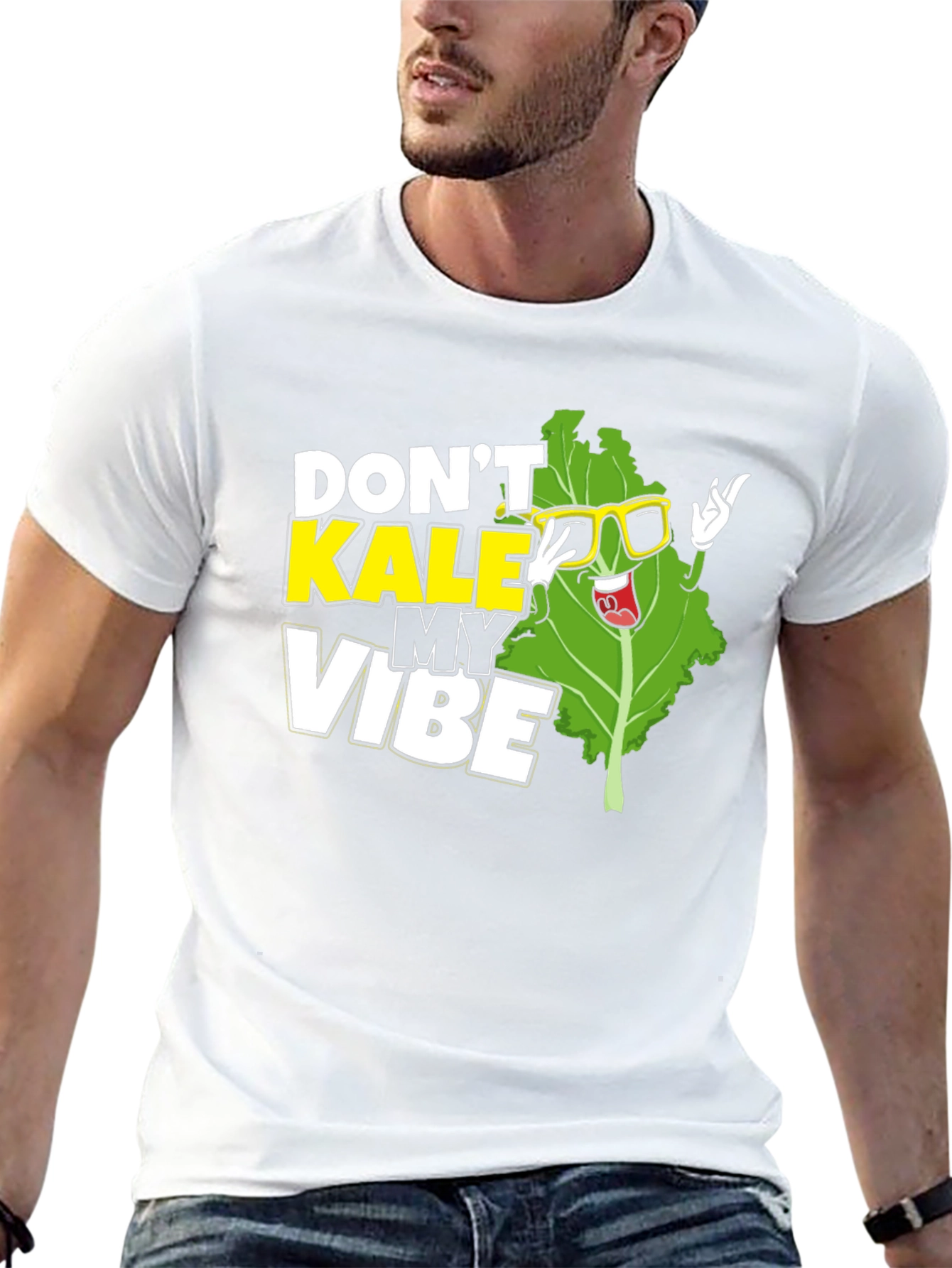 Dont Kale My Vibe Black Graphic T-Shirt