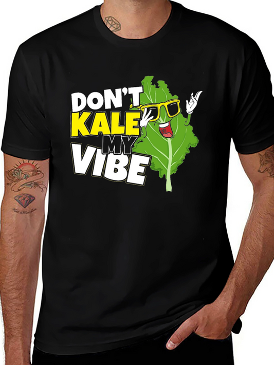 Dont Kale My Vibe Black Graphic T-Shirt