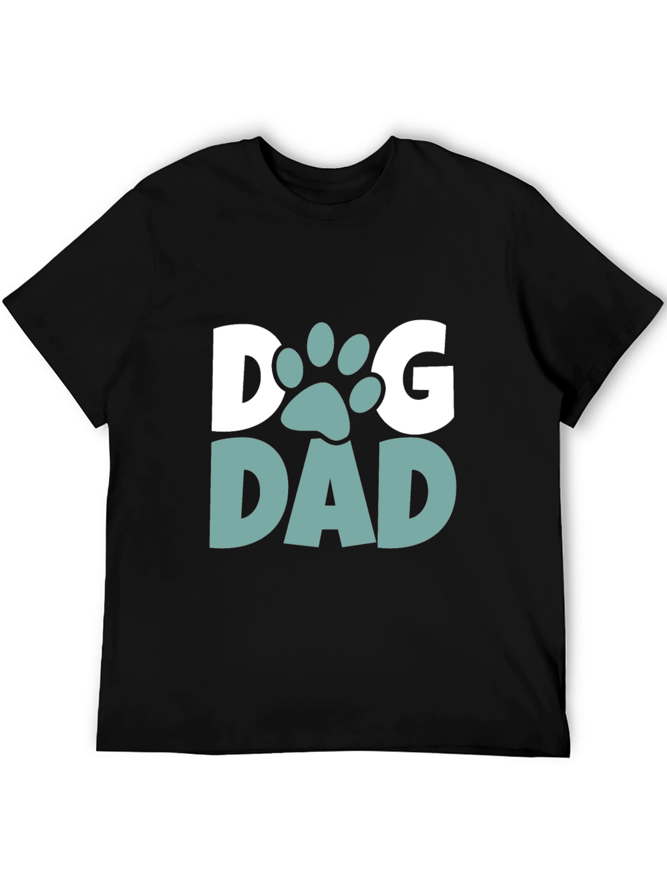 Dog Dad T-Shirt - Black Cotton Blend Tee