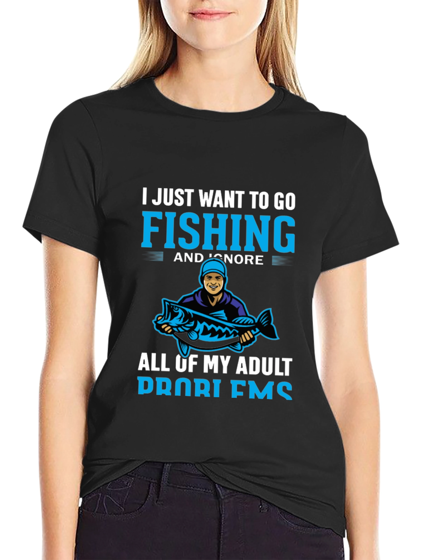 Fishing T-Shirt - Ignore Adult Problems
