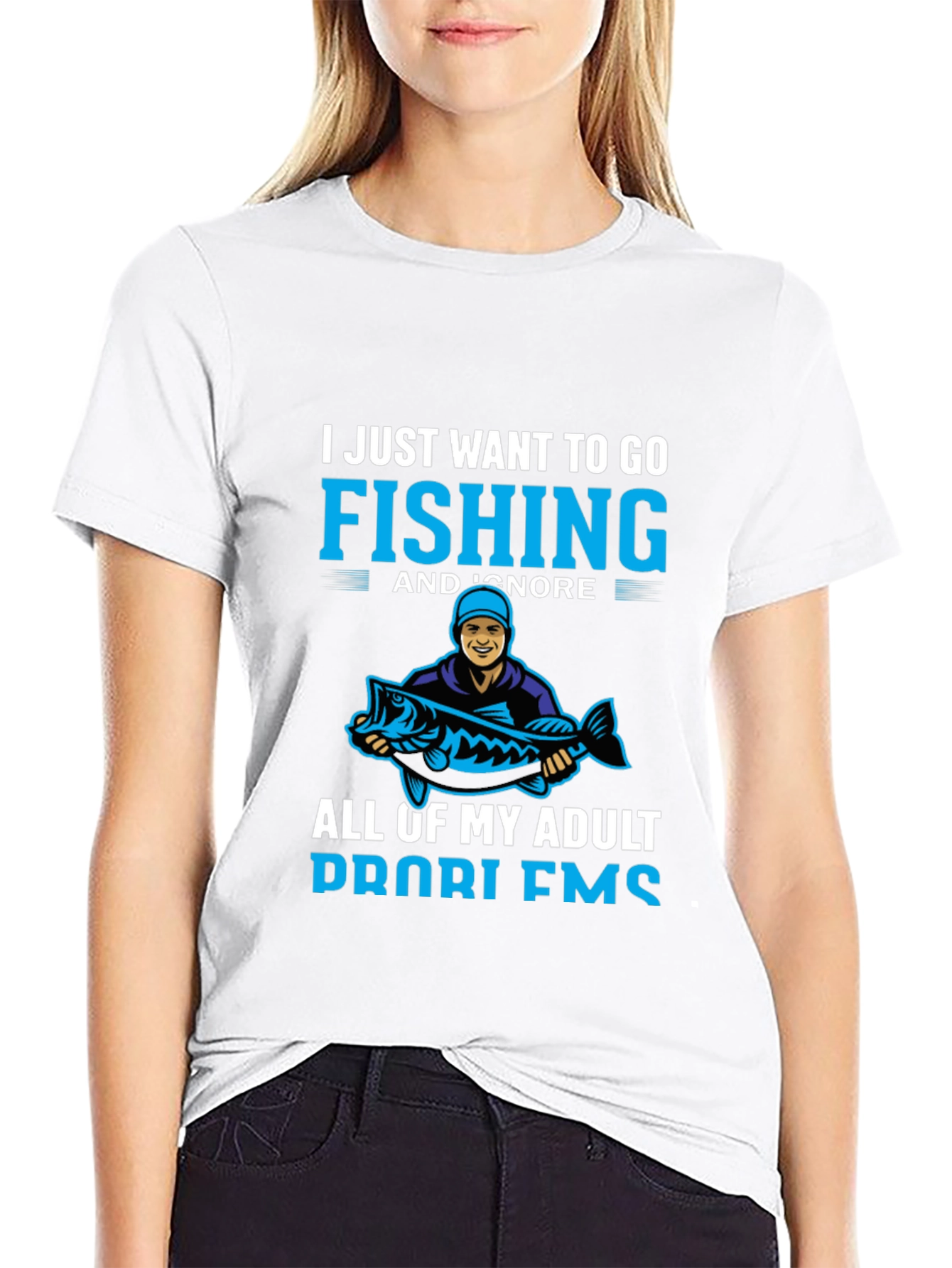 Fishing T-Shirt - Ignore Adult Problems