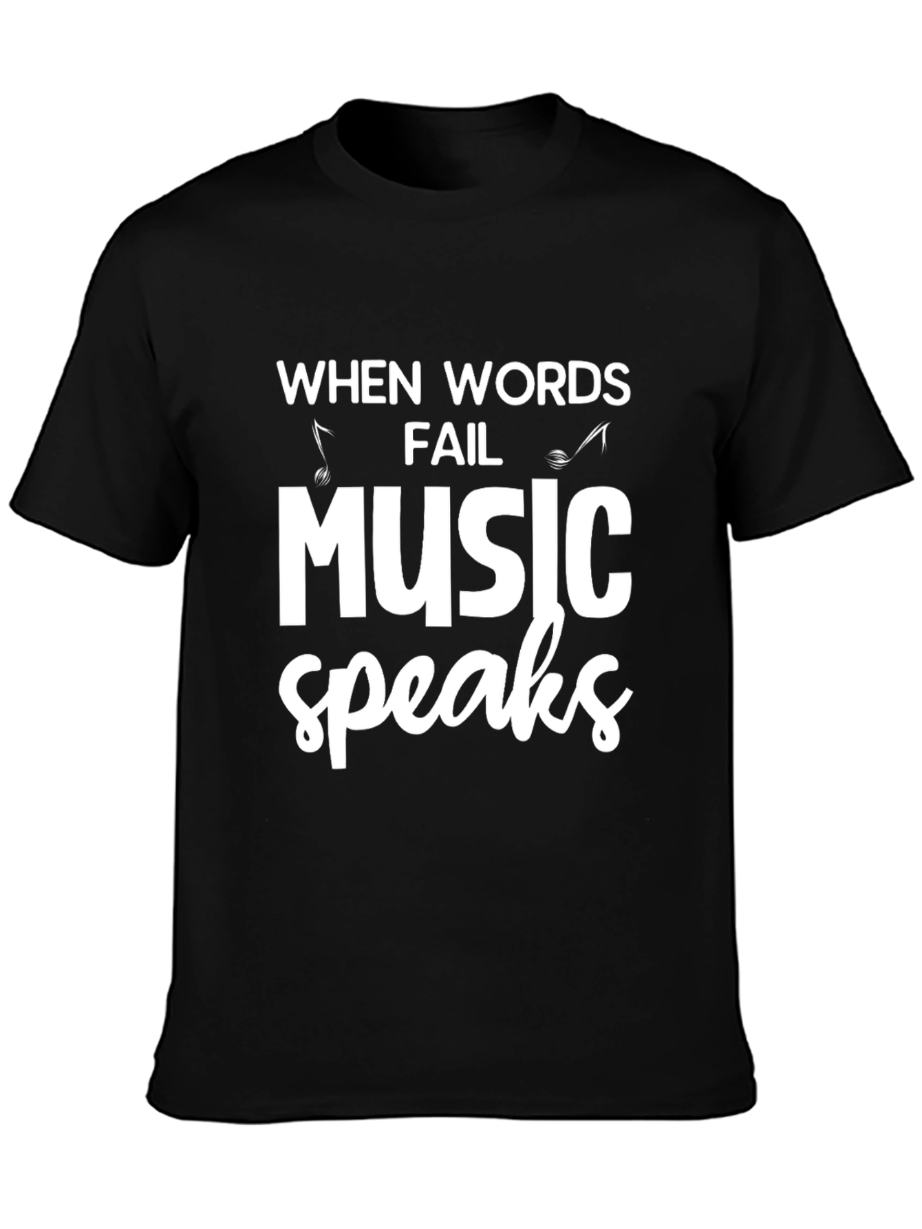 Music Speaks Graphic Tee
