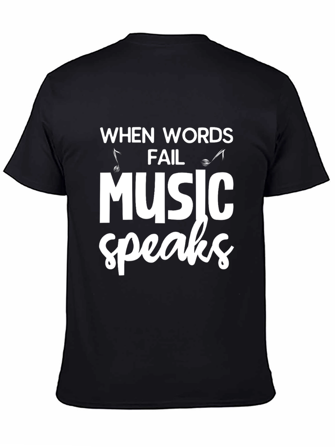 Music Speaks Graphic Tee