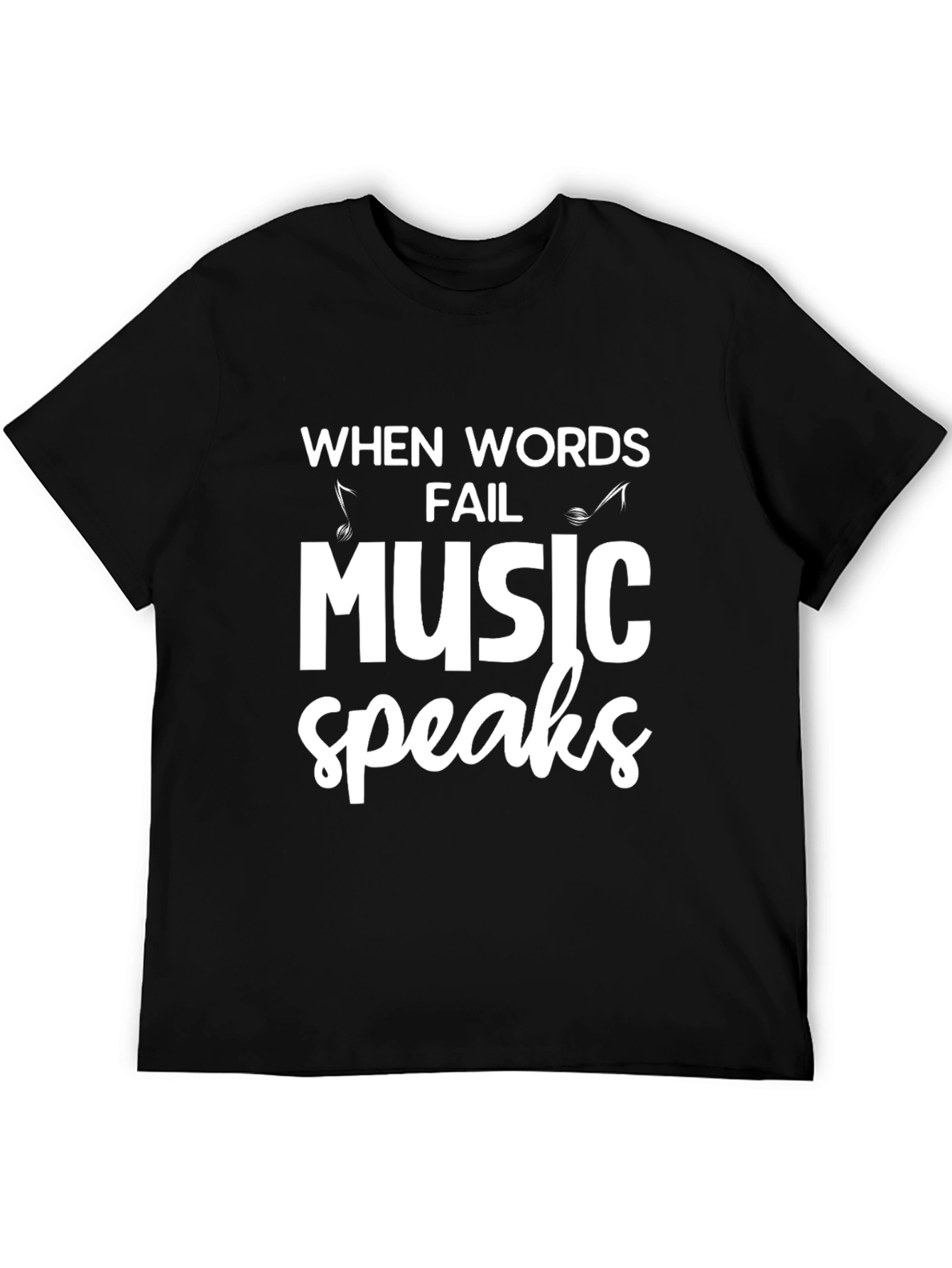 Music Speaks Graphic Tee