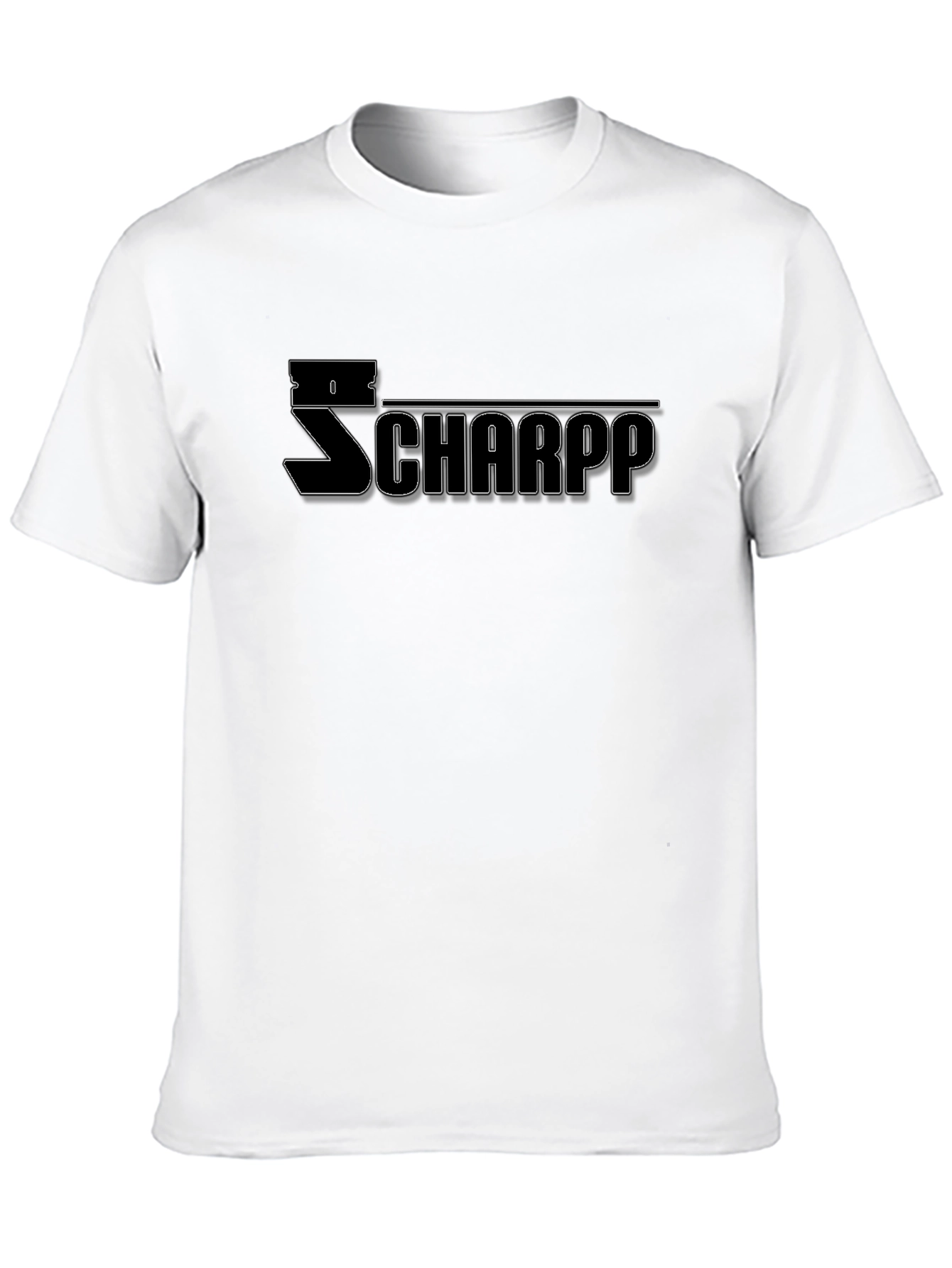SCHAPP Black Graphic T-Shirt