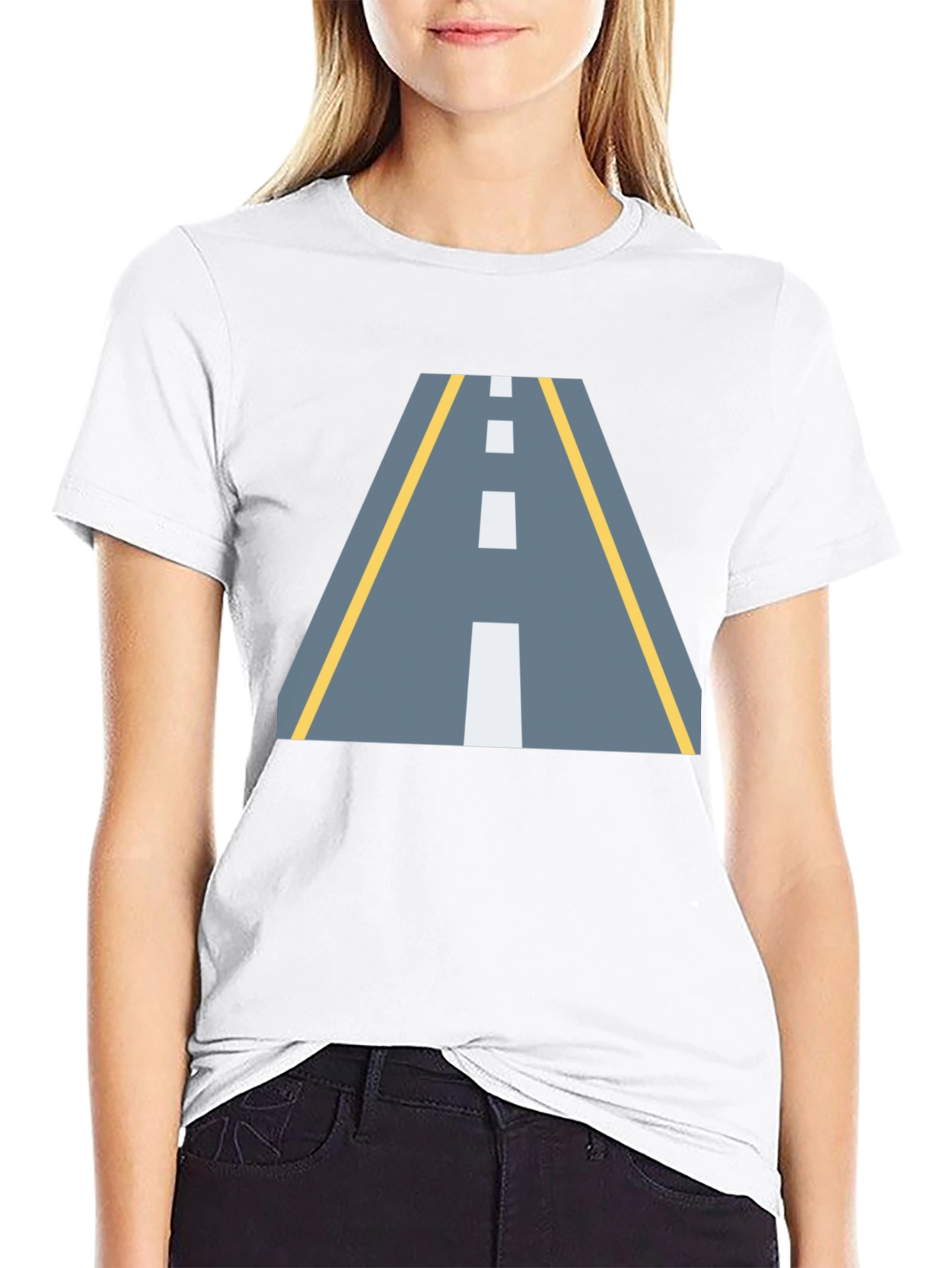 Road Graphic Black T-Shirt