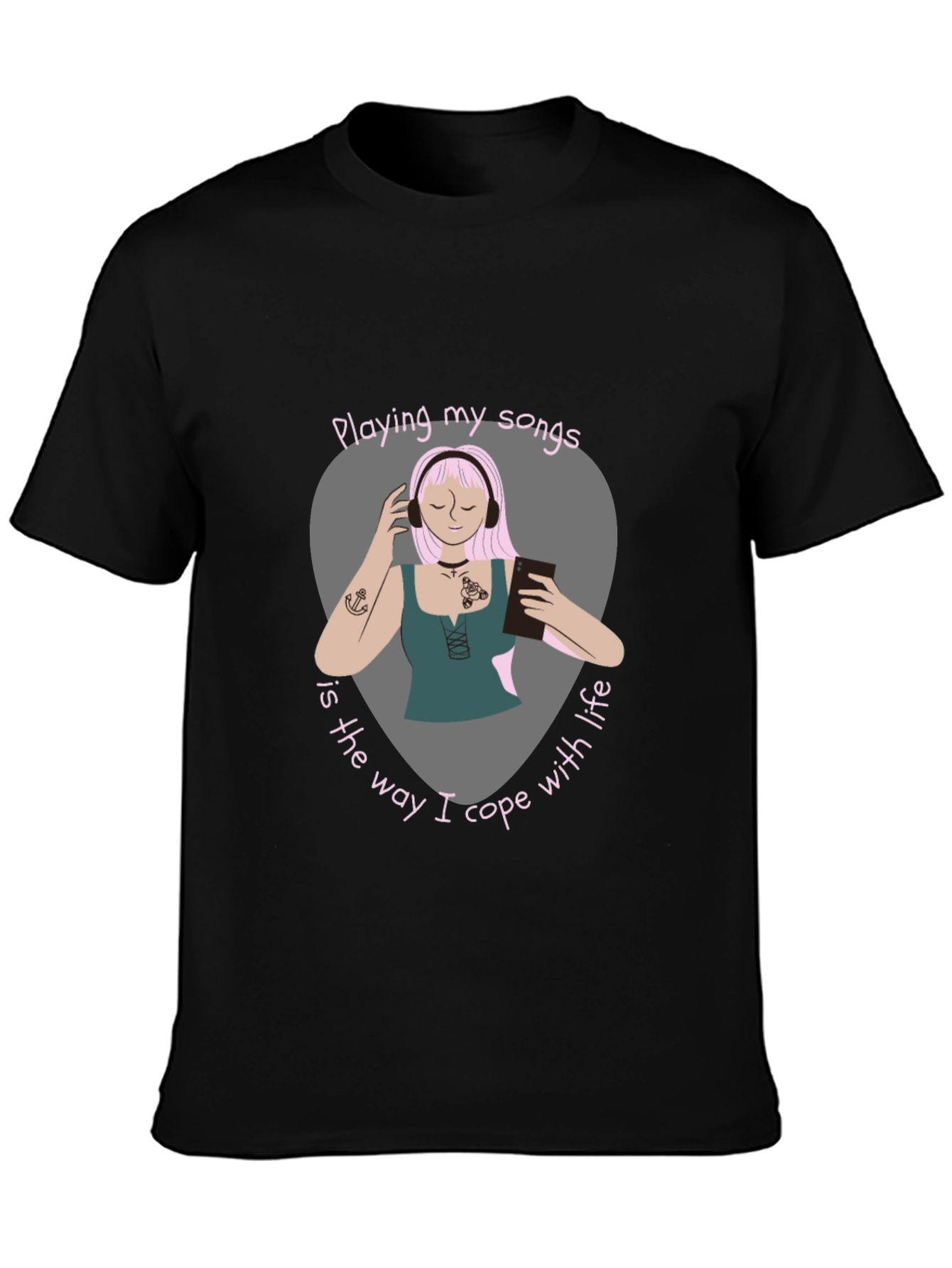 Music Lovers Comfort Tee - Playing My Songs
