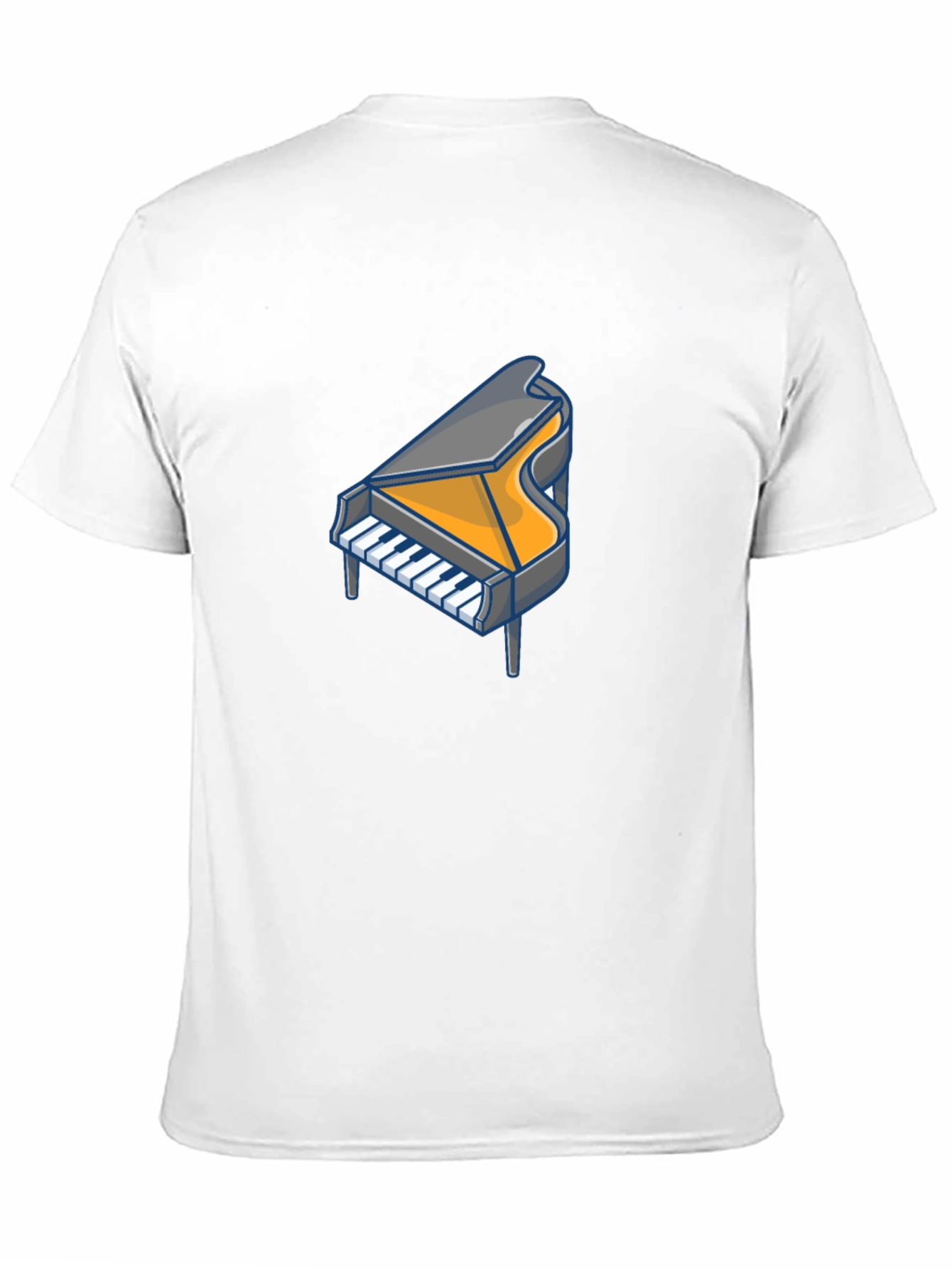 Piano Graphic Tee - Music Lovers T-Shirt