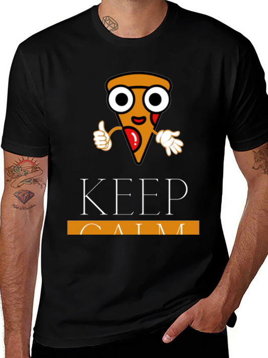 Keep Calm Pizza T-Shirt