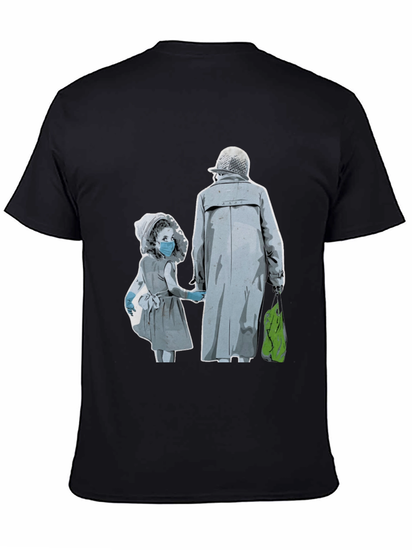Artistic Graphic Tee - Masked Kids