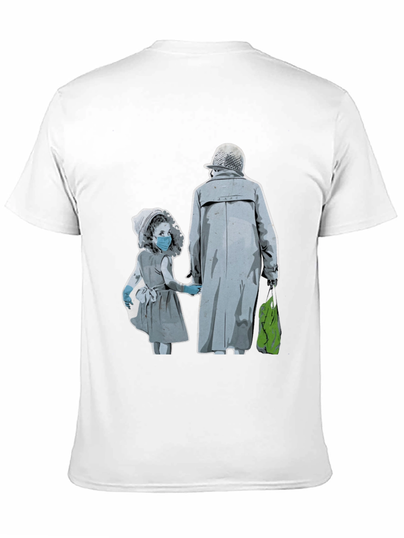 Artistic Graphic Tee - Masked Kids