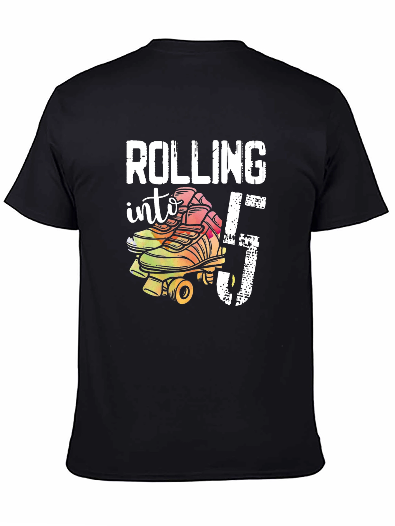 Rolling Into 5th Birthday T-Shirt