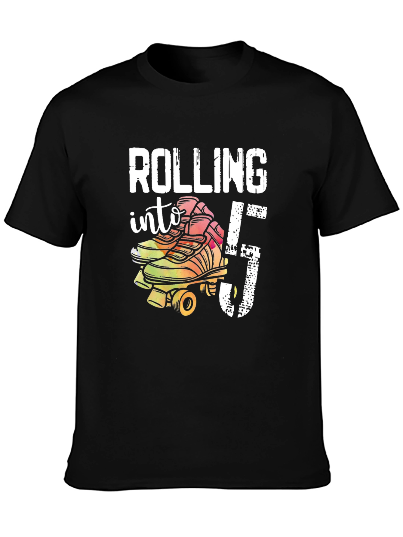 Rolling Into 5th Birthday T-Shirt