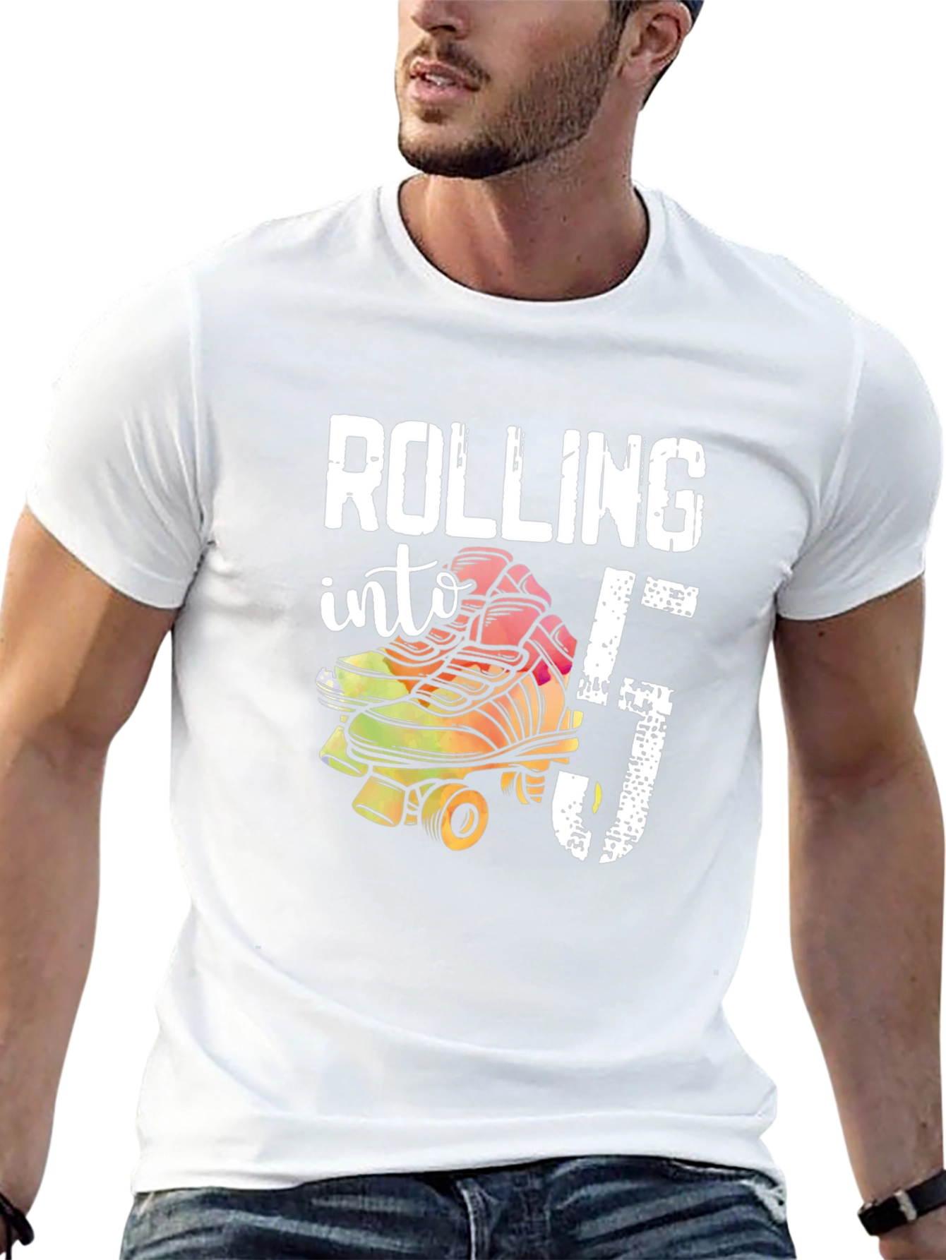 Rolling Into 5th Birthday T-Shirt