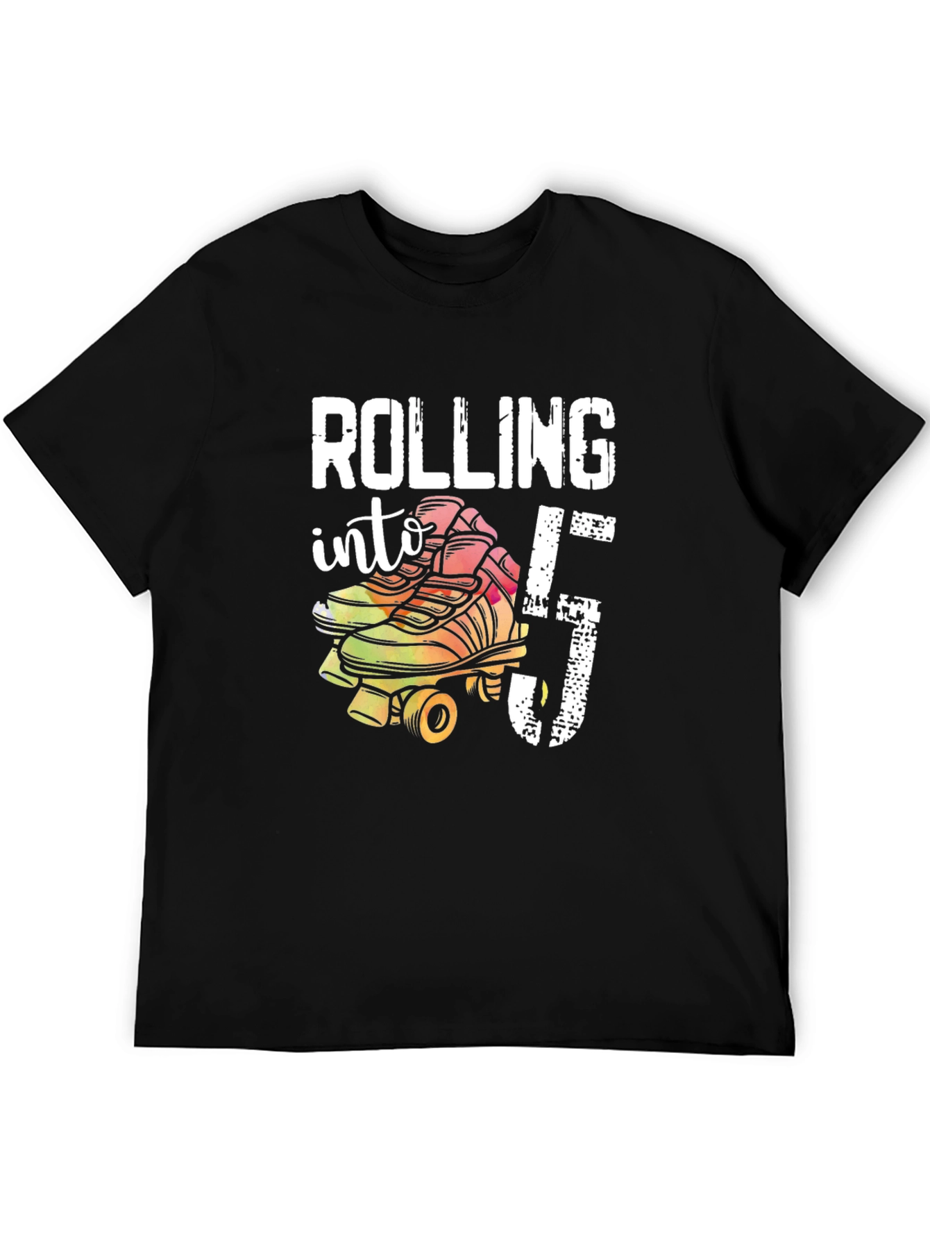 Rolling Into 5th Birthday T-Shirt