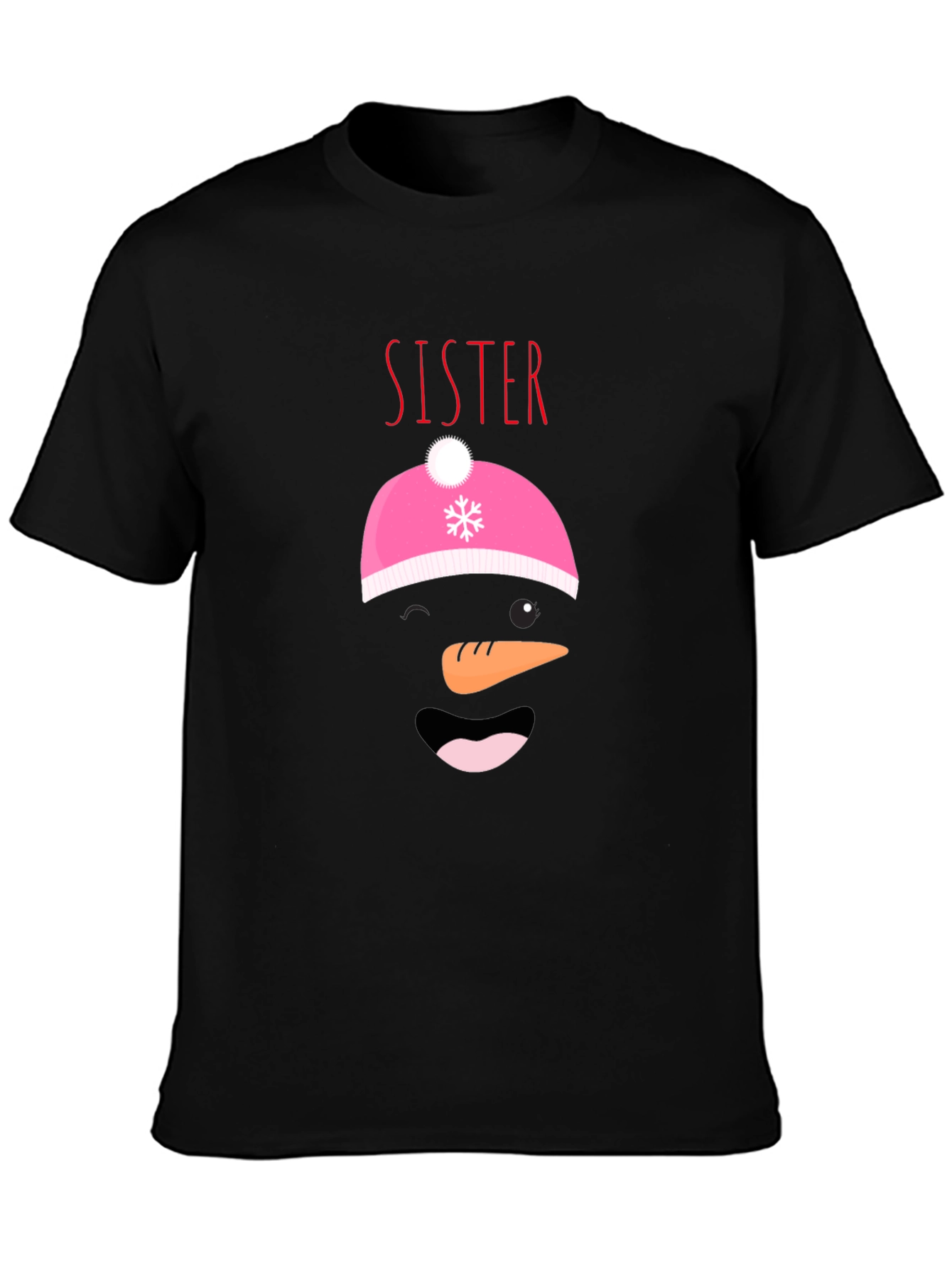 Sister Snowman Graphic Tee