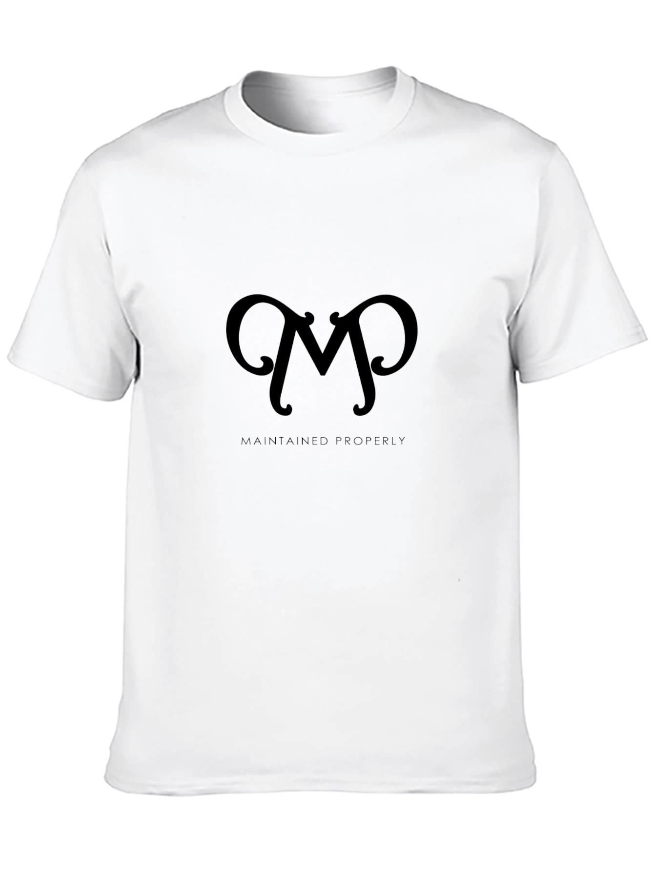Black Maintained Properly Graphic Tee
