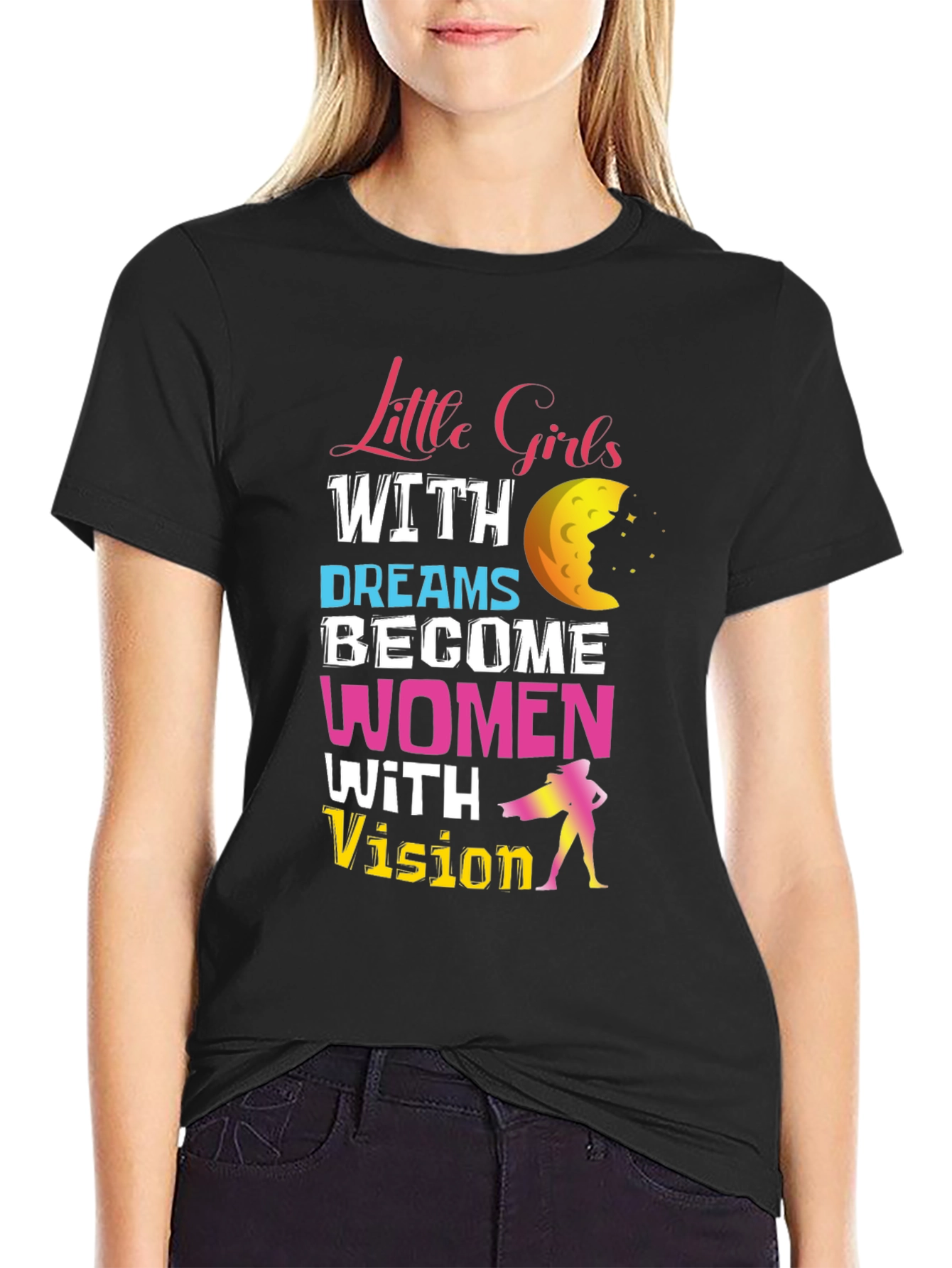 Empowered Girls to Women Graphic T-Shirt