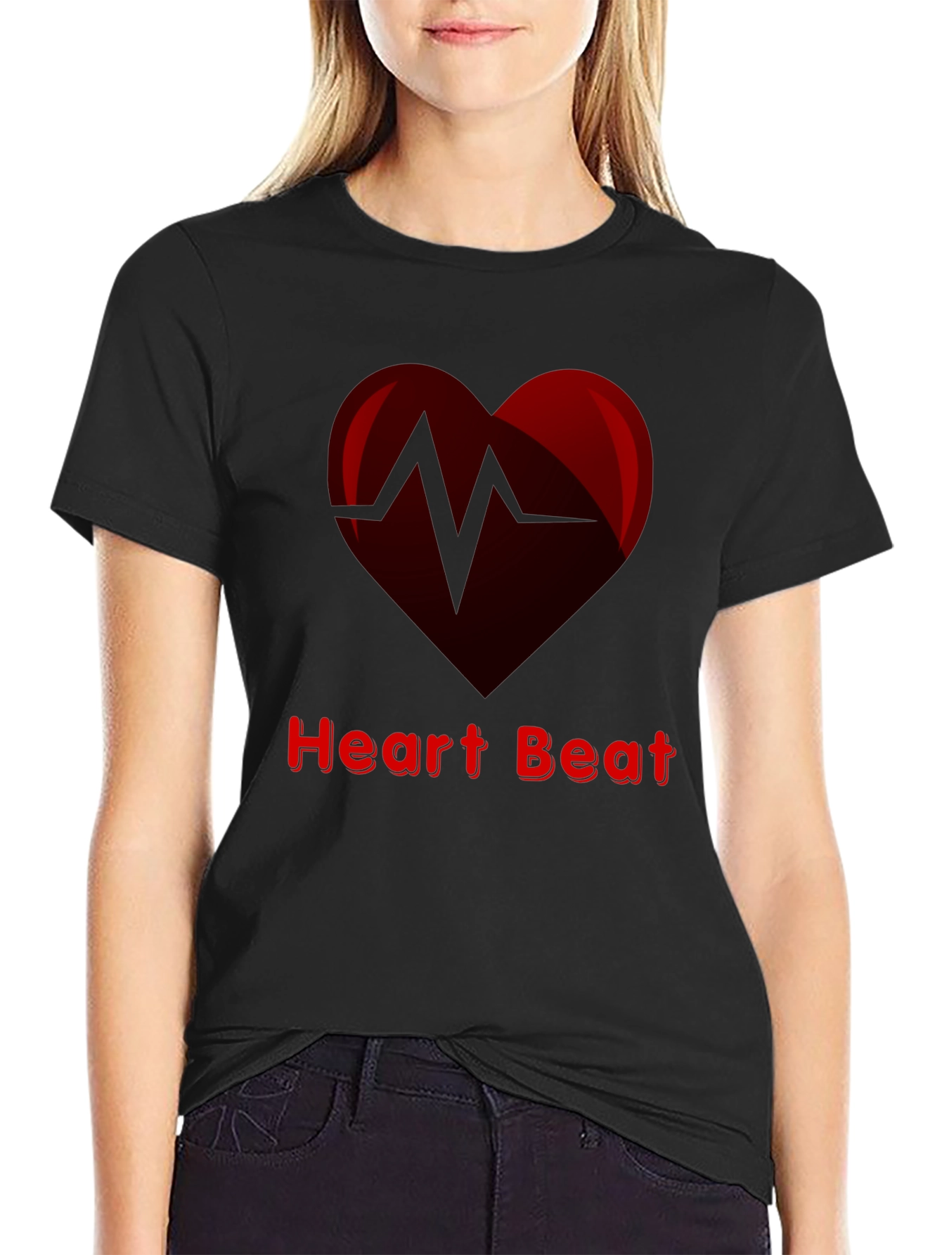 Heartbeat Graphic Tee - Stylish Unisex T-Shirt