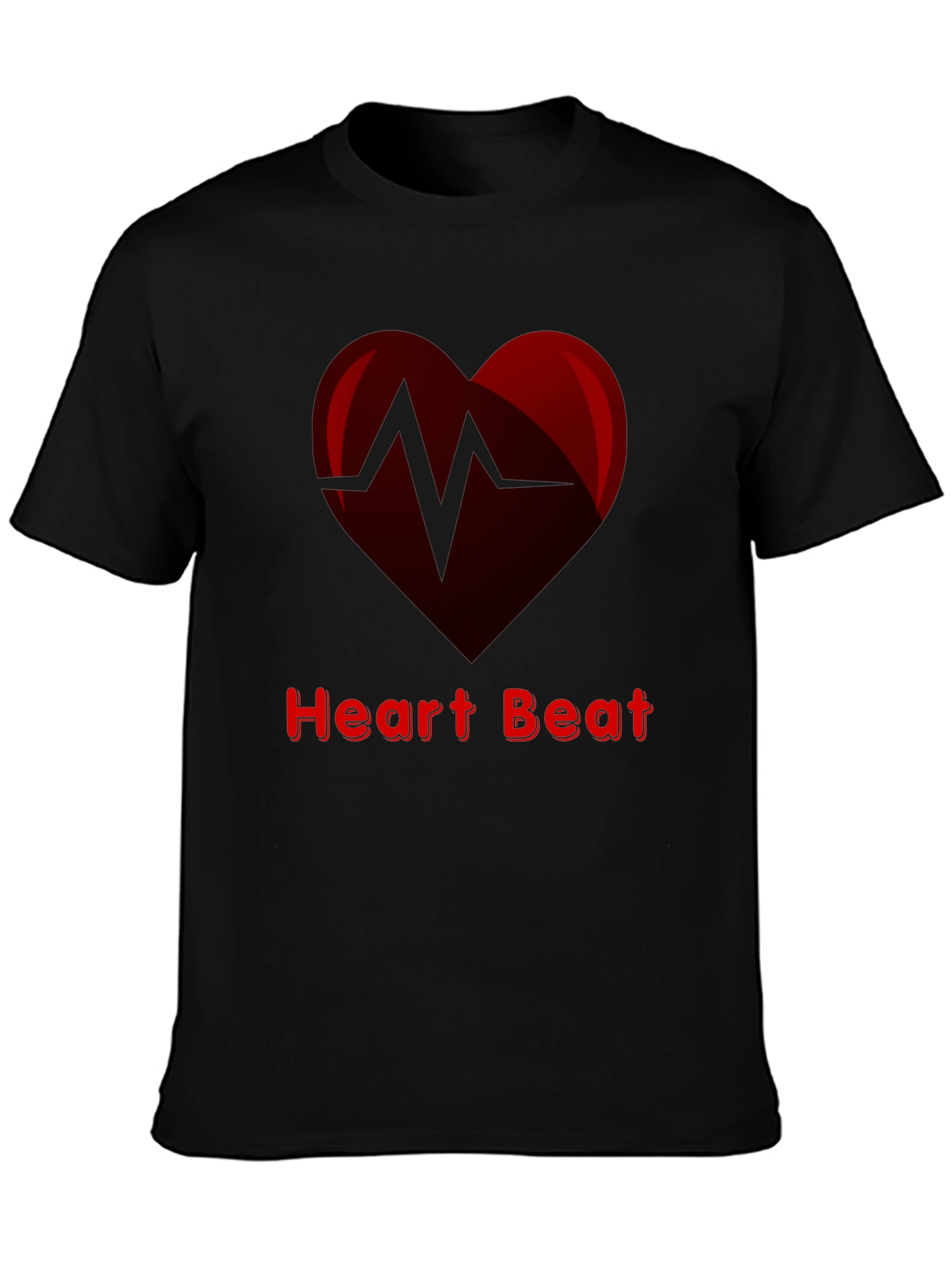 Heartbeat Graphic Tee - Stylish Unisex T-Shirt