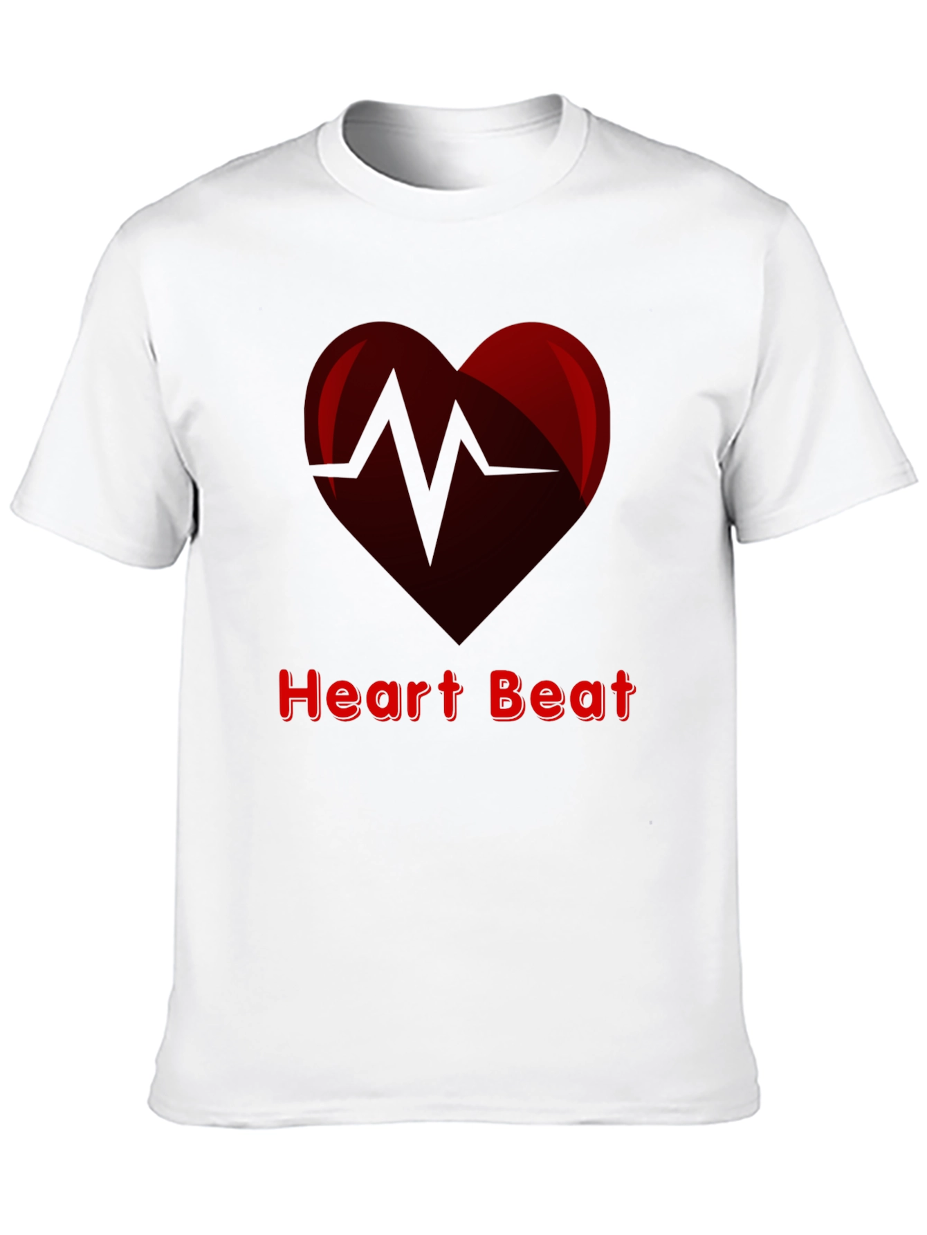 Heartbeat Graphic Tee - Stylish Unisex T-Shirt