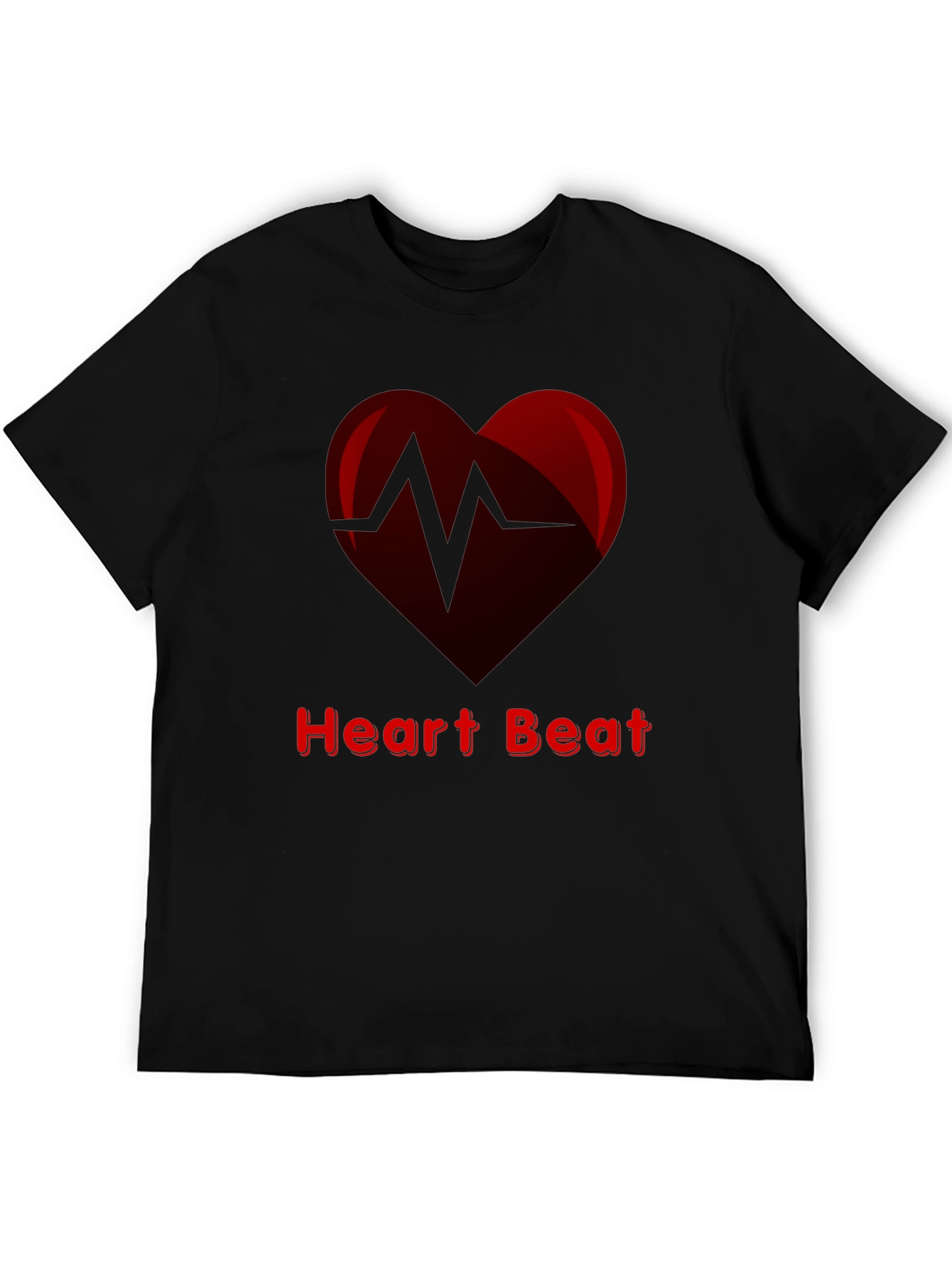 Heartbeat Graphic Tee - Stylish Unisex T-Shirt