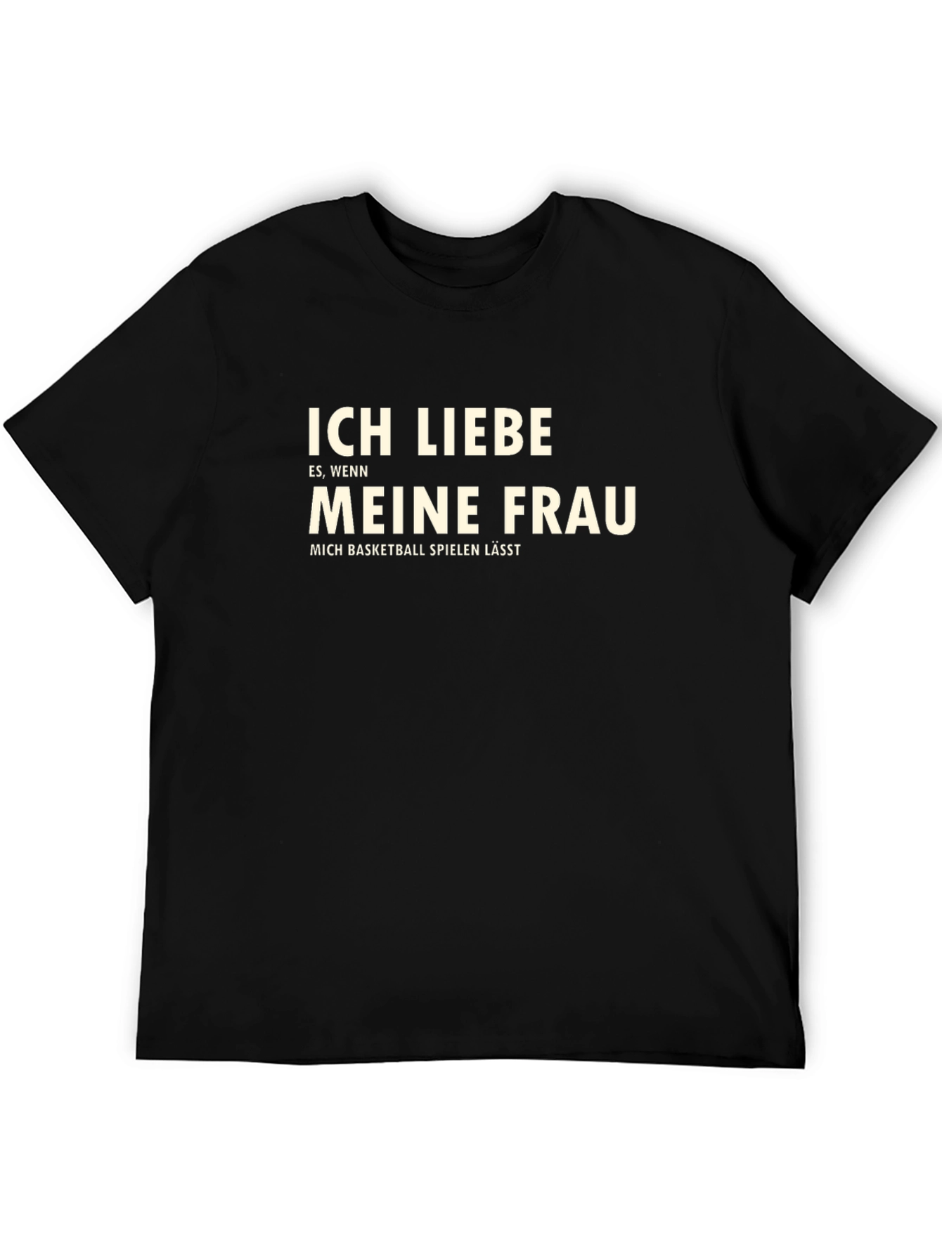 Ich Liebe Meine Frau T-Shirt - Basketball Fan Tee