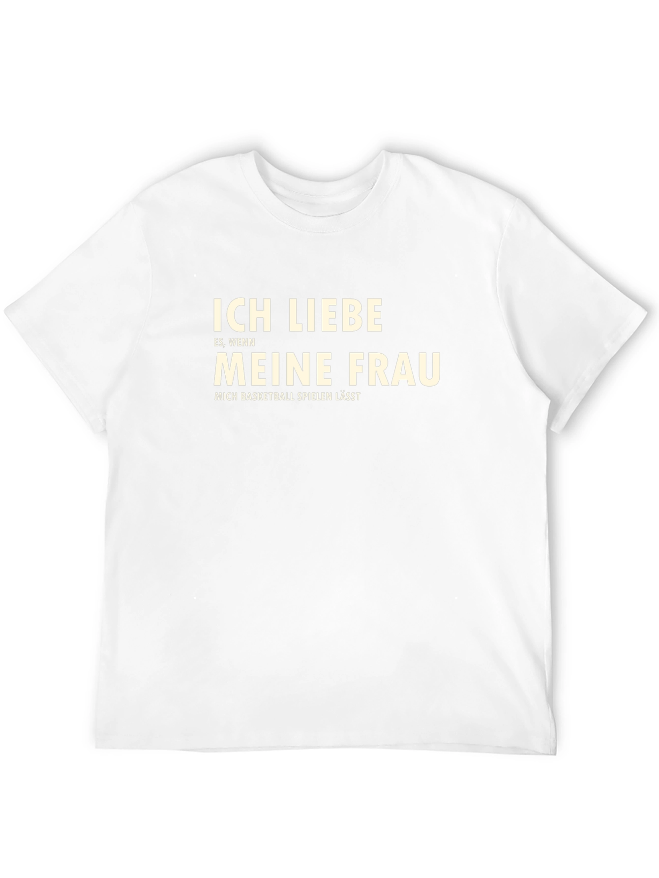 Ich Liebe Meine Frau T-Shirt - Basketball Fan Tee