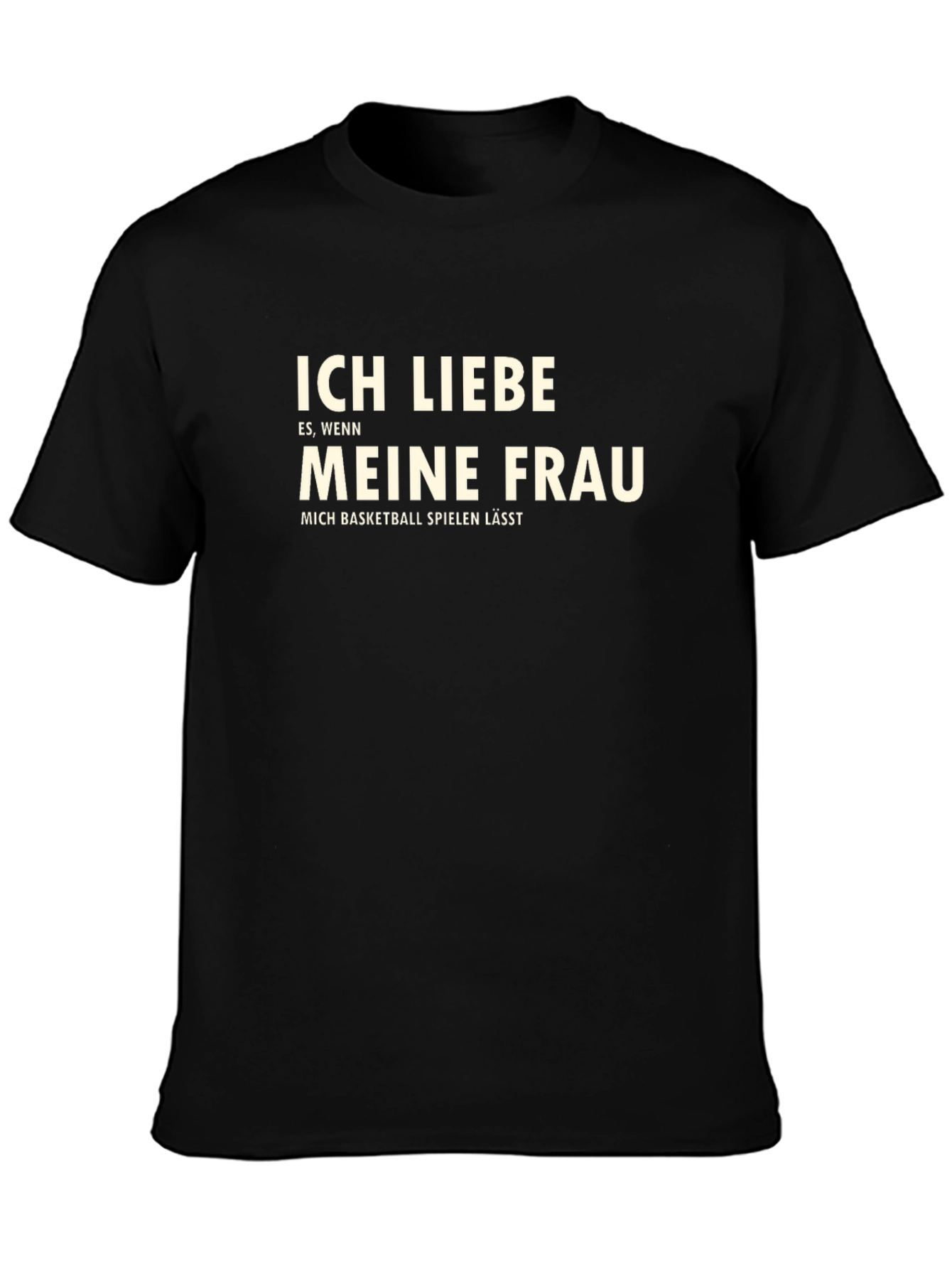 Ich Liebe Meine Frau T-Shirt - Basketball Fan Tee