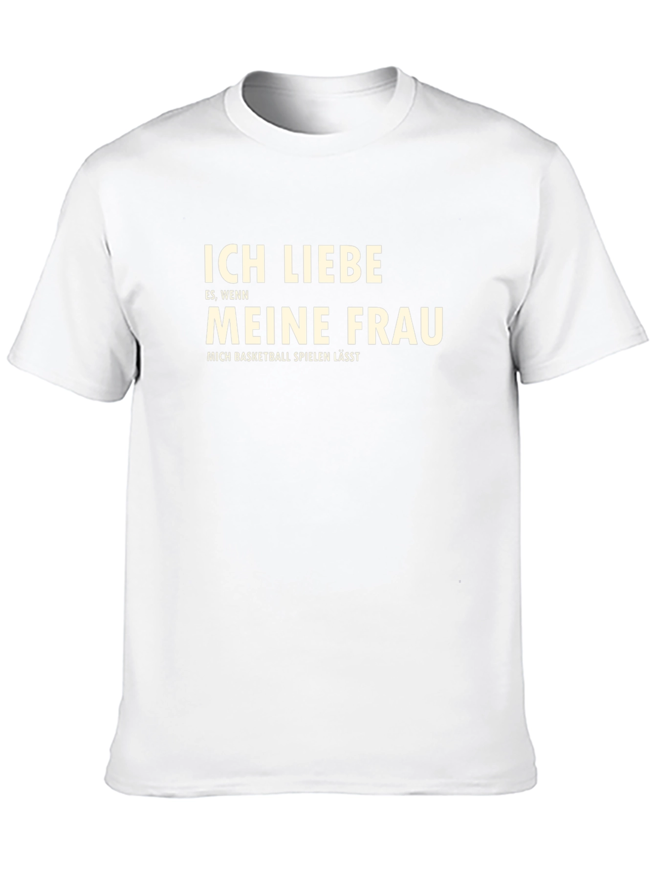 Ich Liebe Meine Frau T-Shirt - Basketball Fan Tee