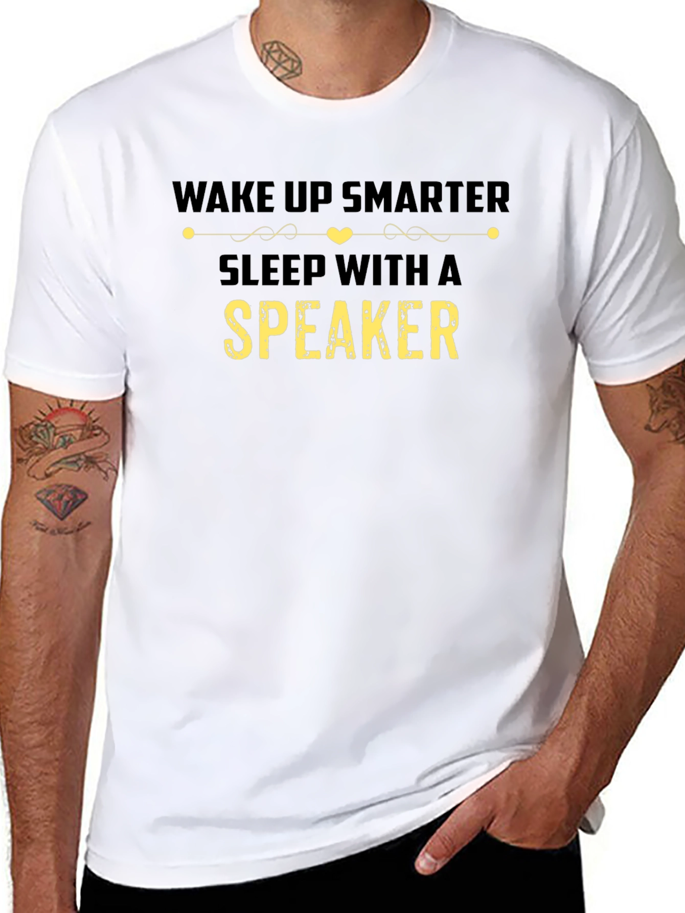 Wake Up Smarter Speaker T-Shirt Funny Gift