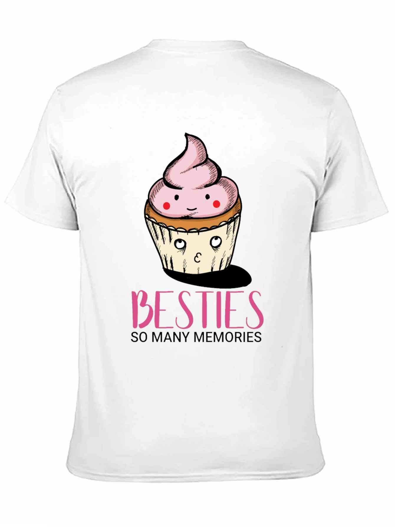 Besties Cupcake T-Shirt - So Many Memories